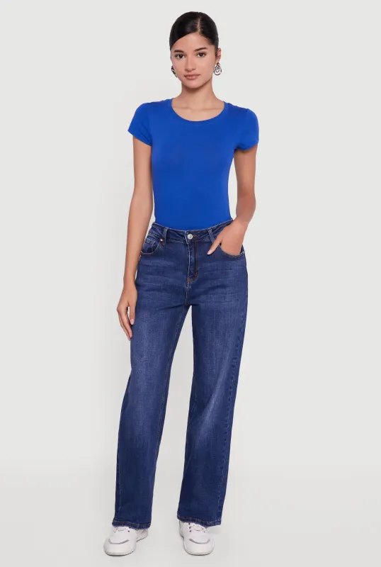 Basic Short Sleeve Crew Neck Tee sold by Rainbow