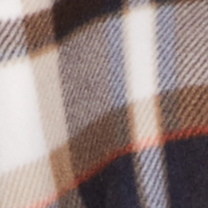 Plus Size Shawl Collar Plaid Sherpa Shacket sold by Rainbow product image thumbnail 4