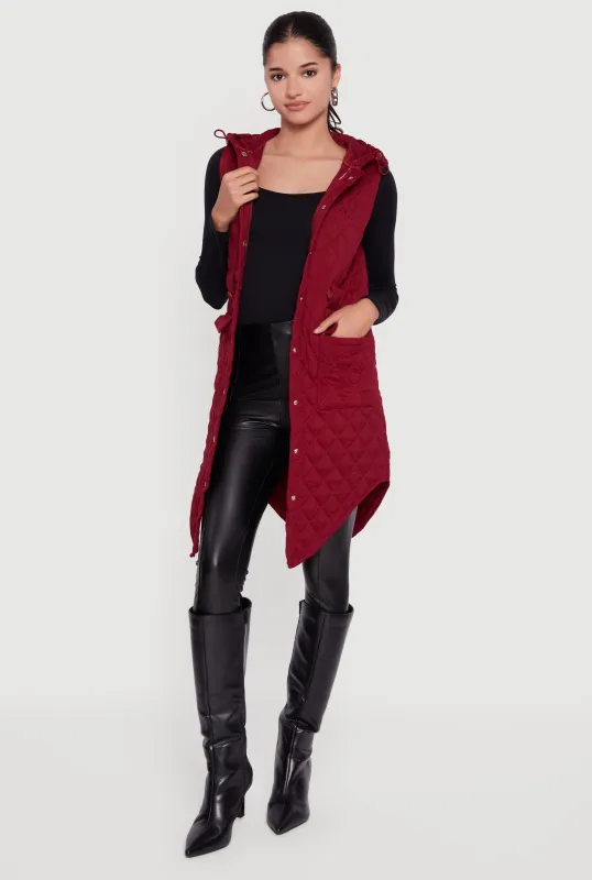 Sleeveless Button Front Hooded Anorak Jacket sold by Rainbow