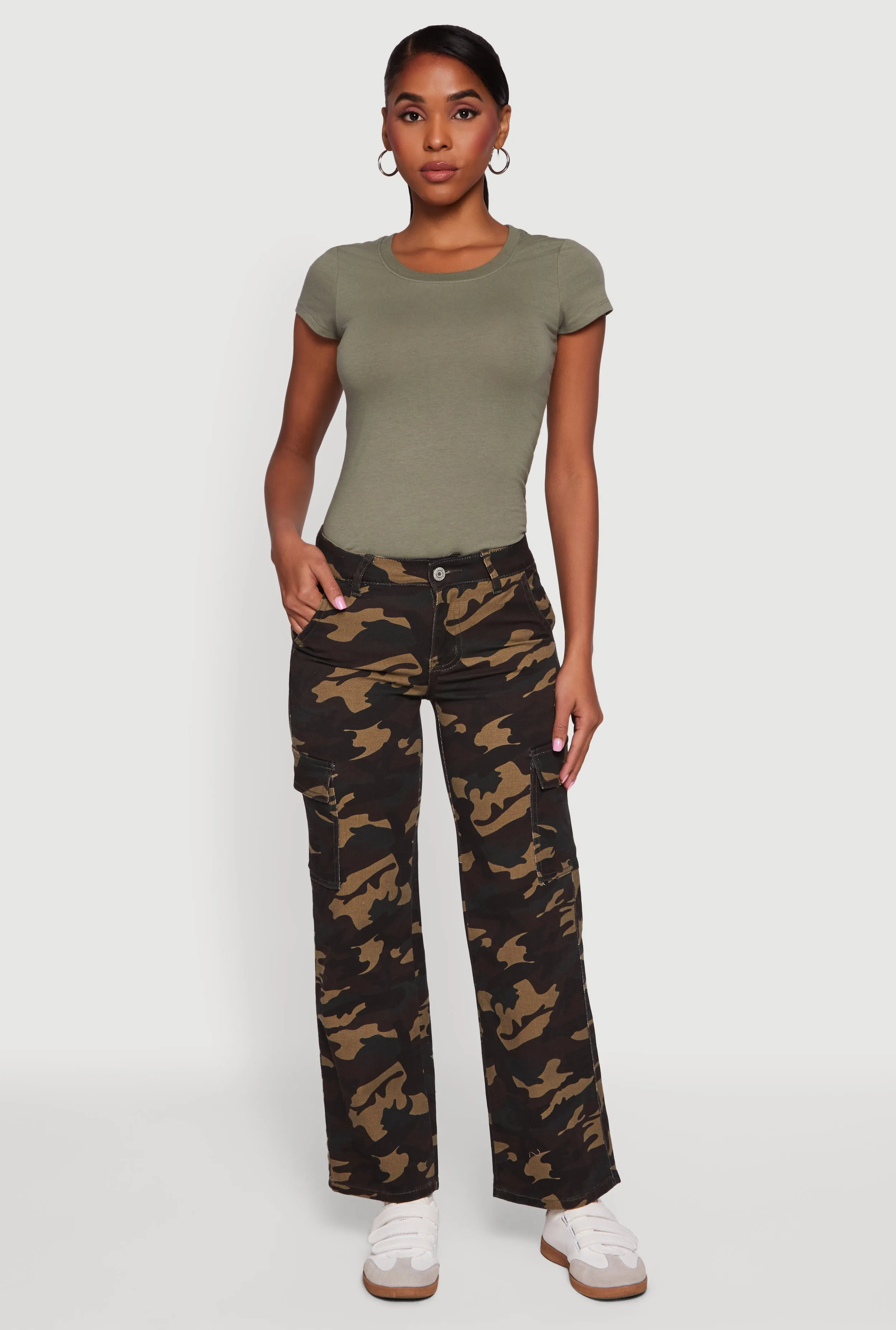 VIP Camo Straight Leg Cargo Jeans sold by Rainbow