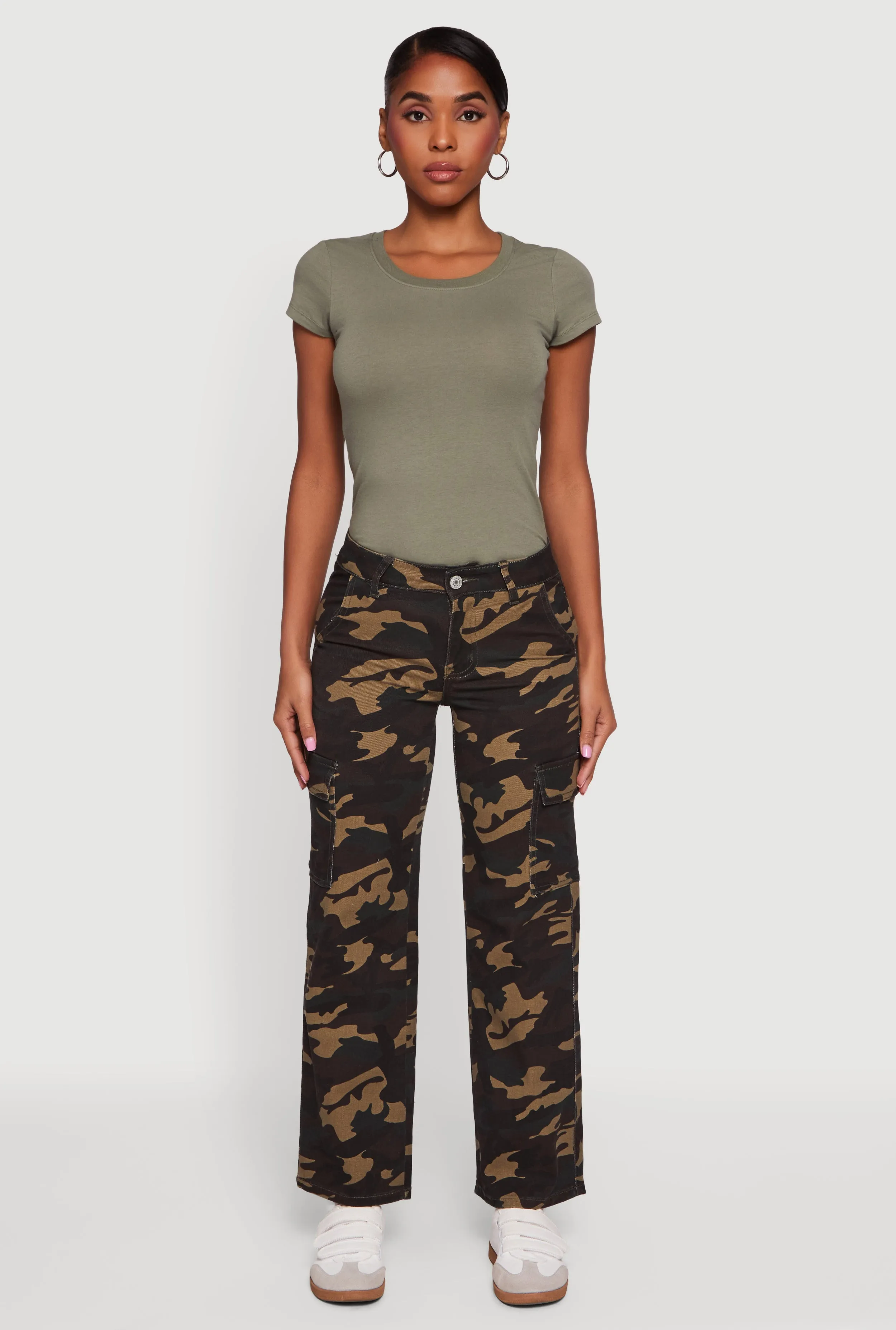 VIP Camo Straight Leg Cargo Jeans sold by Rainbow product image thumbnail 2