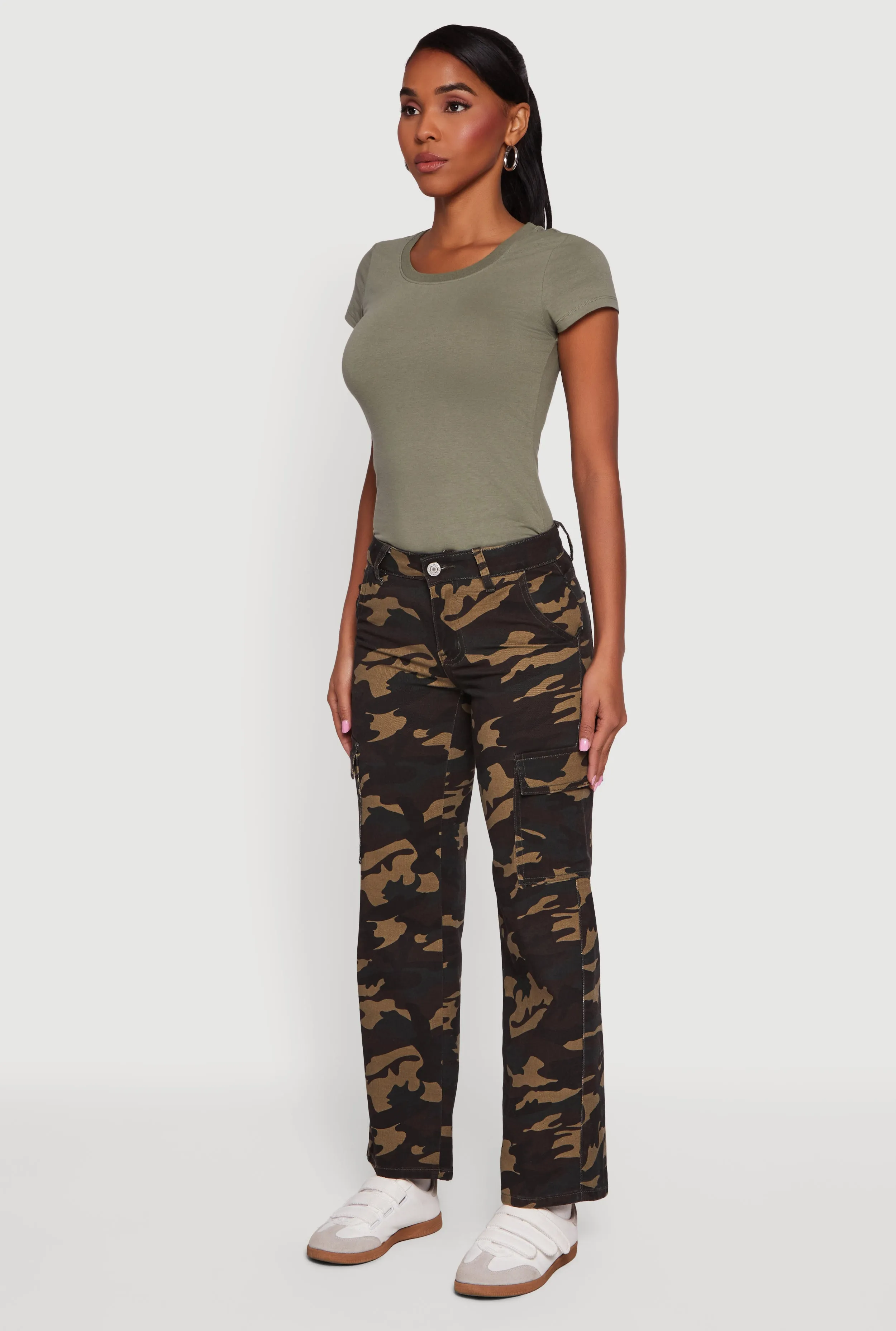 VIP Camo Straight Leg Cargo Jeans sold by Rainbow product image thumbnail 3