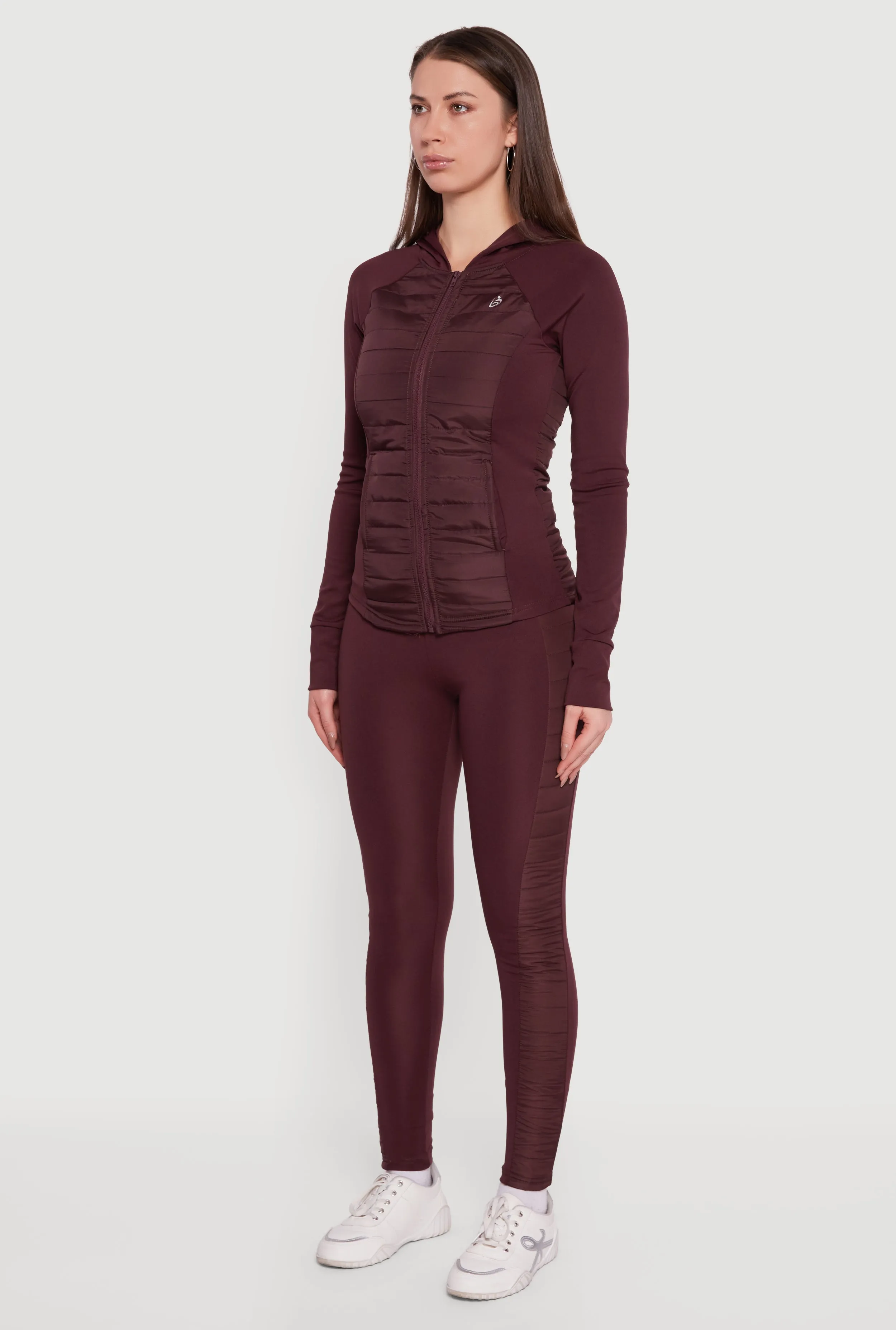 Lightweight Puffer Detail Hooded Active Jacket sold by Rainbow product image thumbnail 5