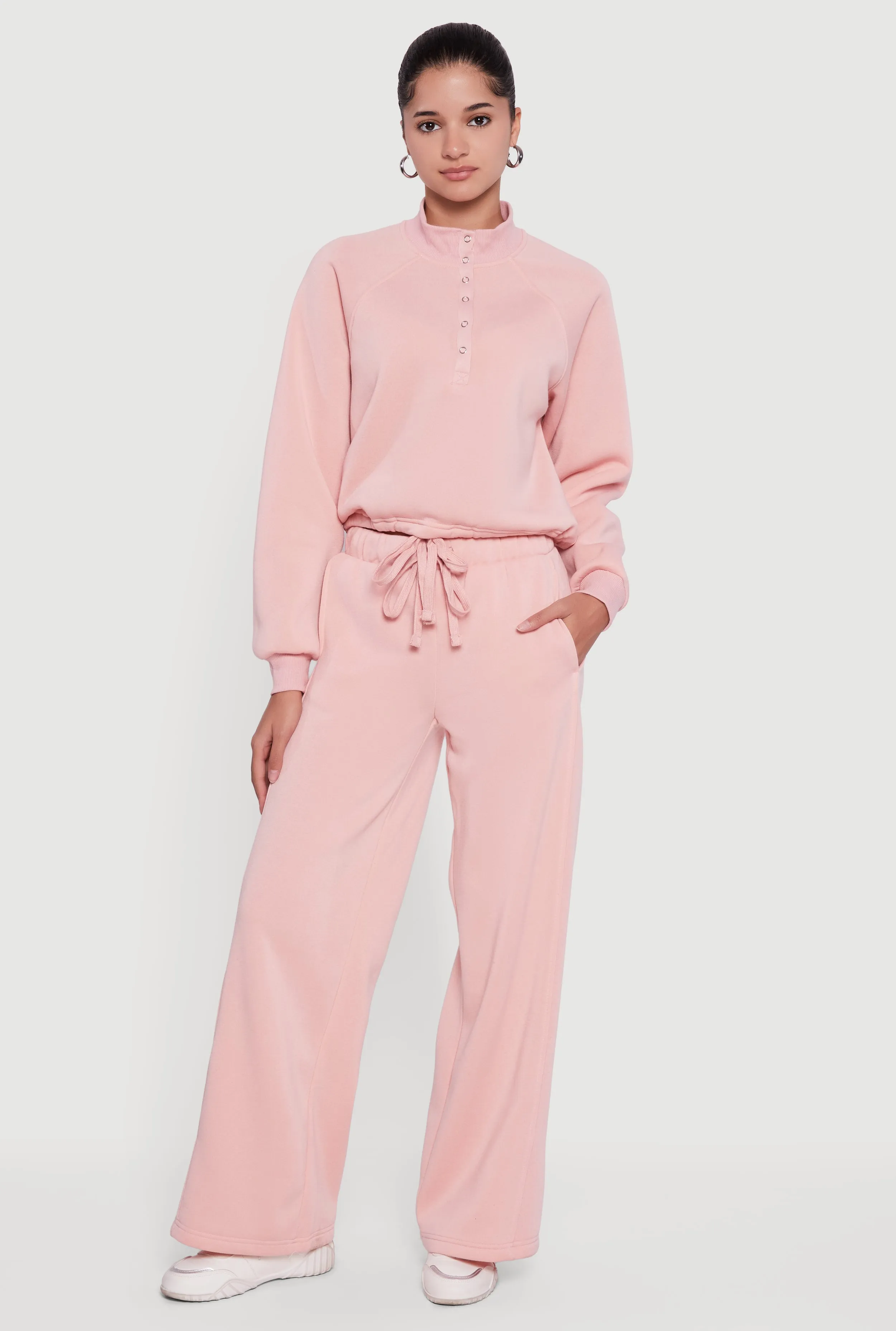 Almost Famous Drawstring Waist Wide Leg Sweatpants sold by Rainbow product image thumbnail 2