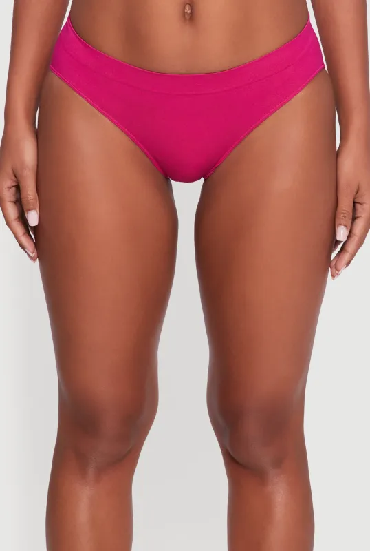 Trendy Seamless Solid Bikini Panty sold by Rainbow