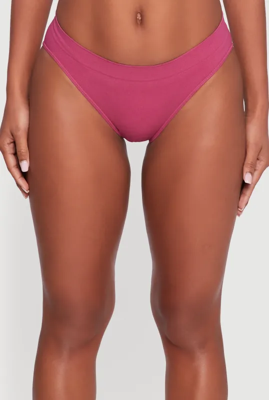 Trendy Seamless Solid Bikini Panty sold by Rainbow