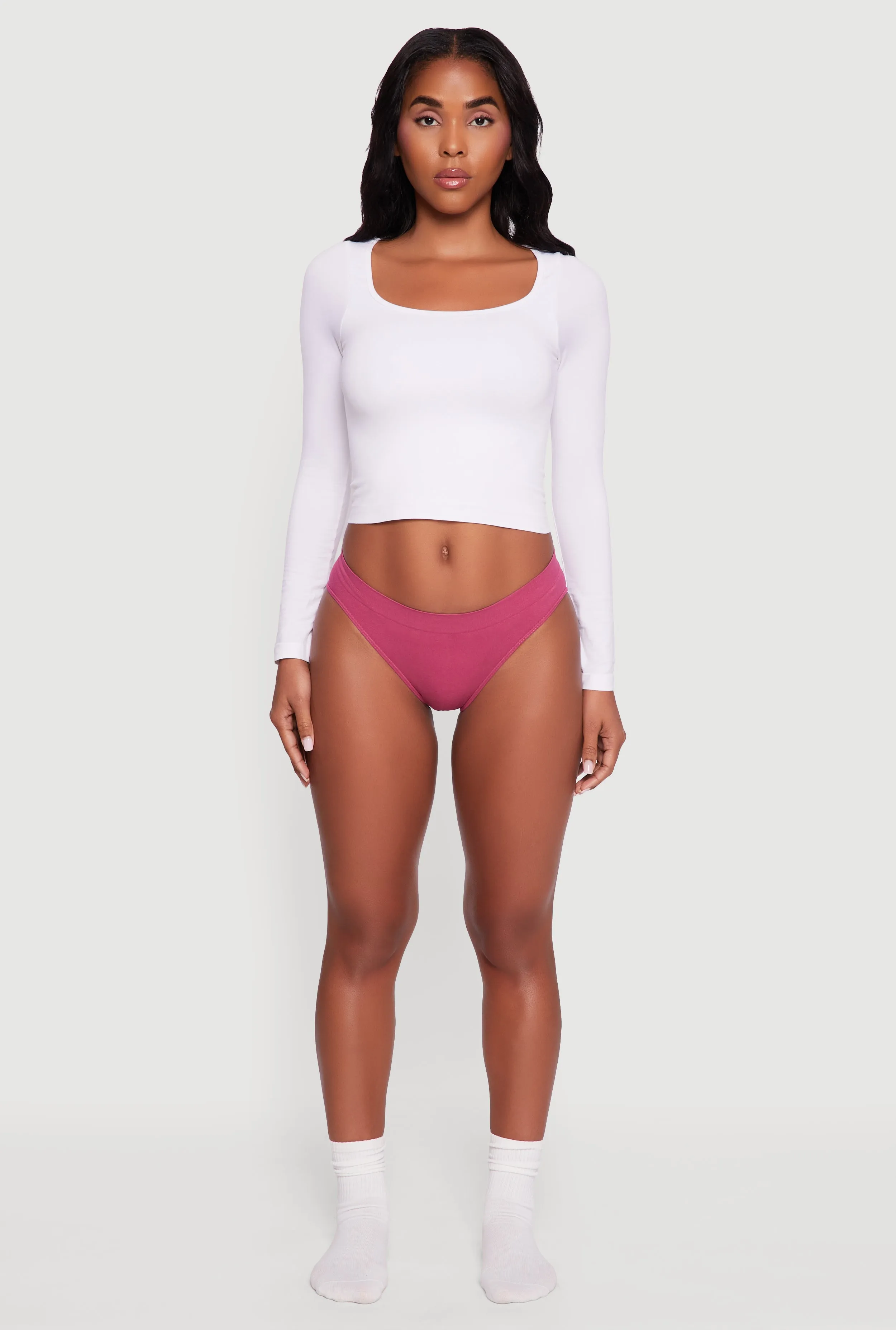 Trendy Seamless Solid Bikini Panty sold by Rainbow product image thumbnail 2