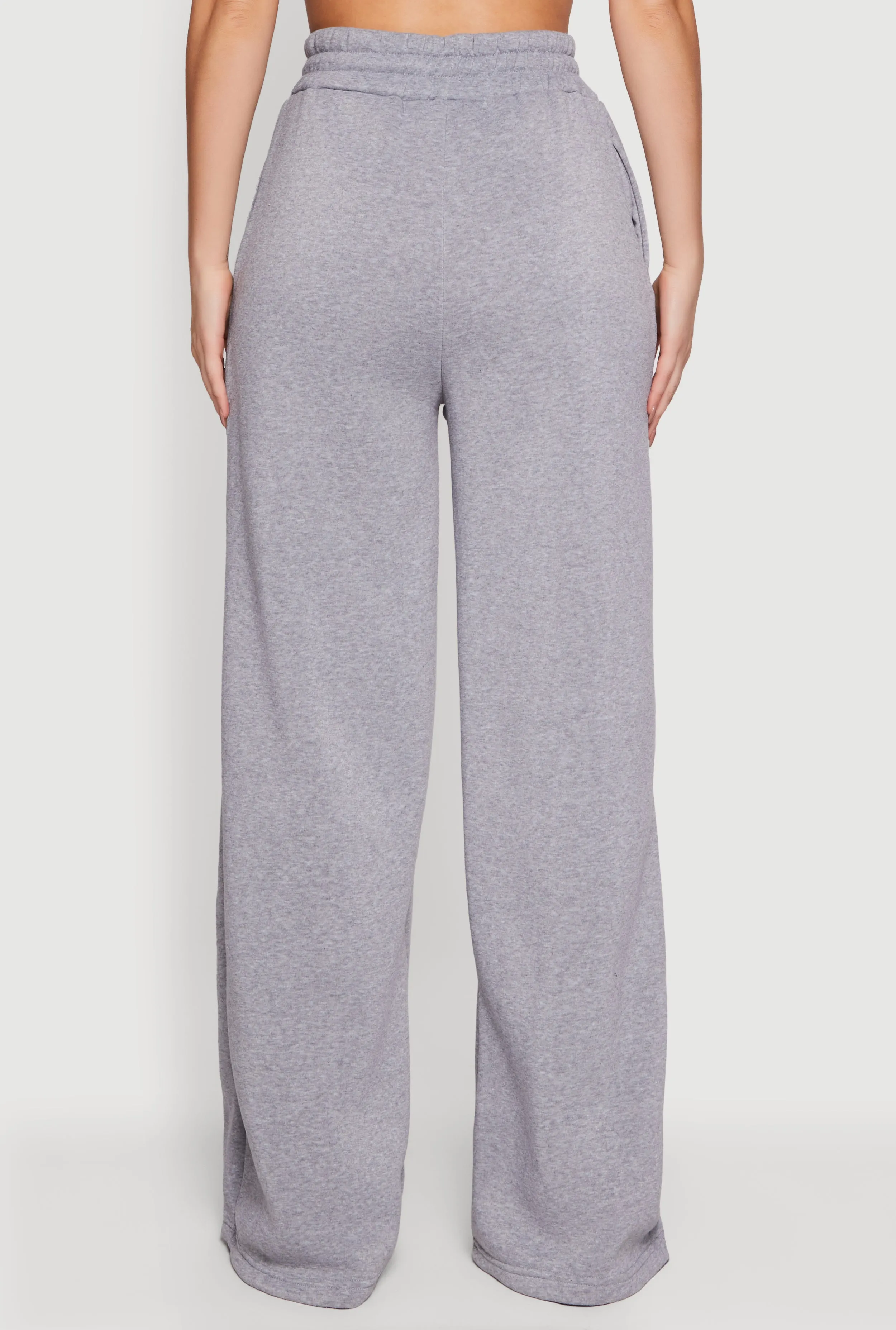 High Waisted Wide Leg Varsity Stripe Sweatpants sold by Rainbow product image thumbnail 5