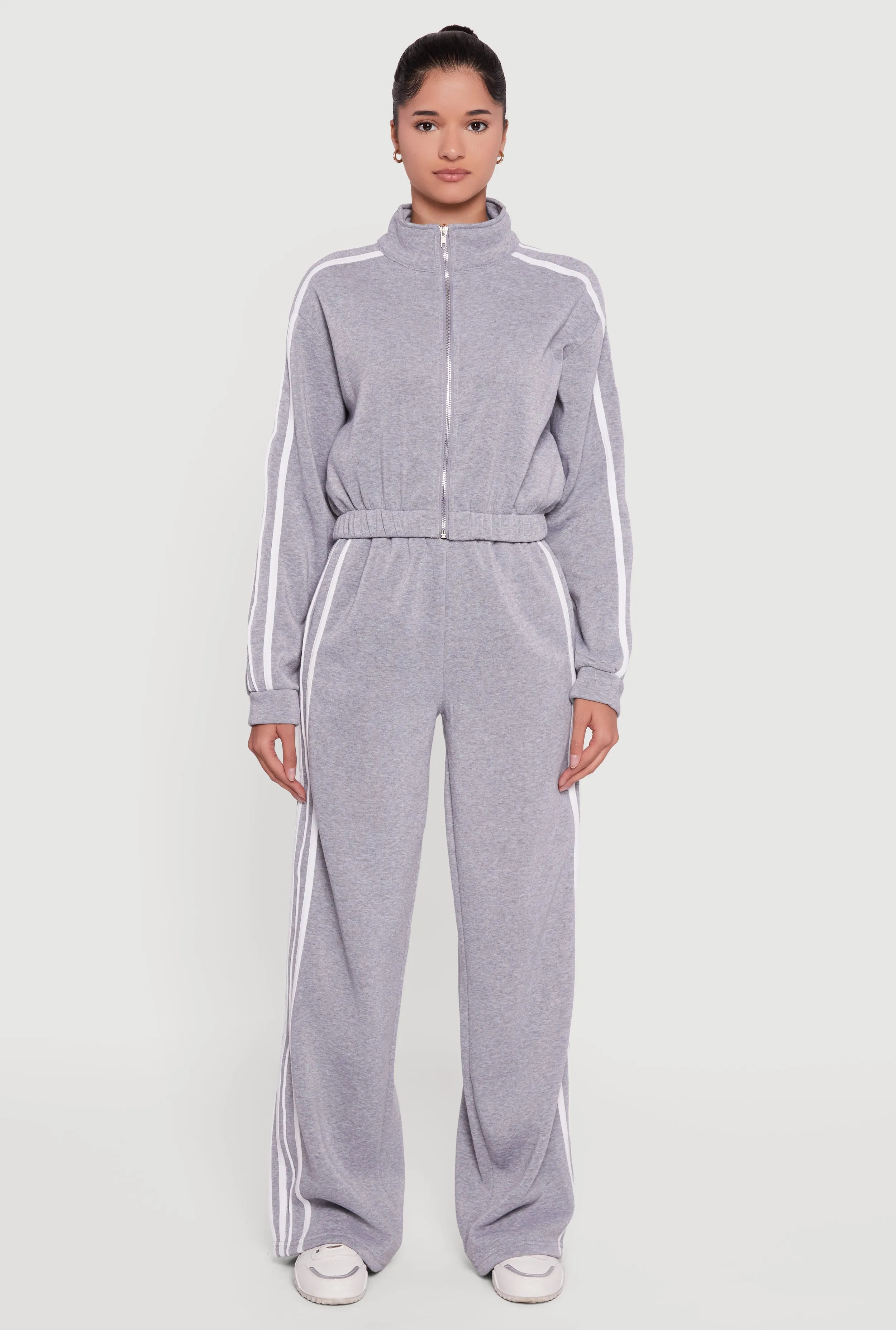 Side Stripe Wide Leg Sweatpants sold by Rainbow product image thumbnail 2