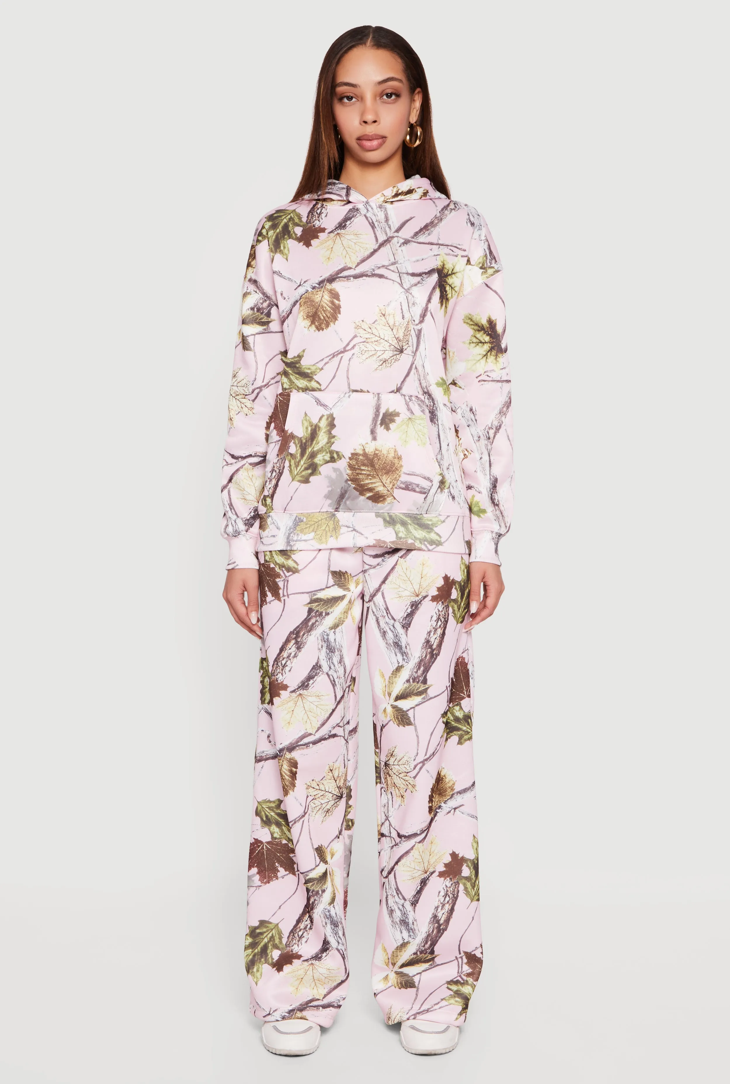 Almost Famous Tree Camo Elastic Waist Pull On Sweatpants sold by Rainbow product image thumbnail 2