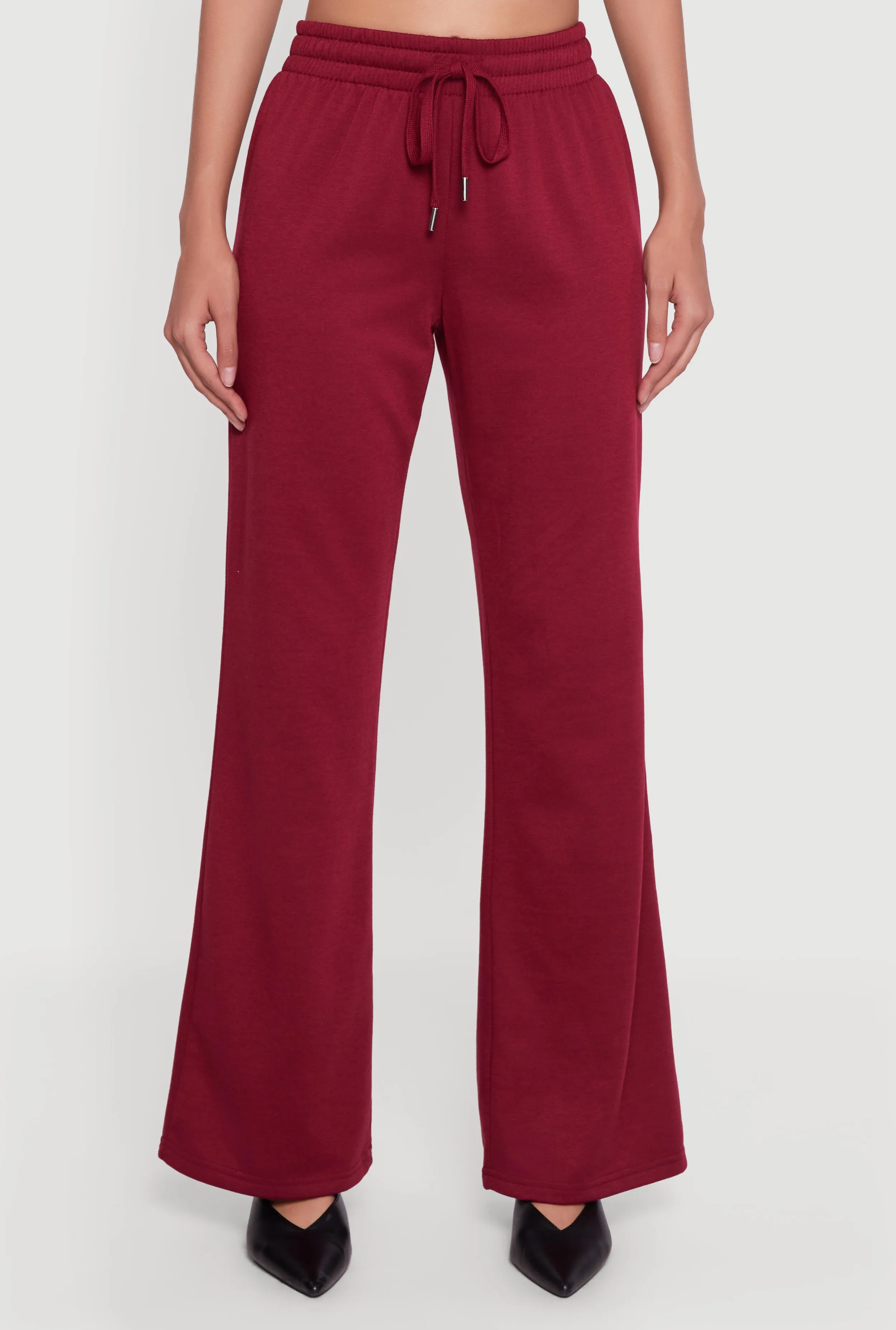 Almost Famous Drawstring Waist Flare Sweatpants sold by Rainbow product image thumbnail 3