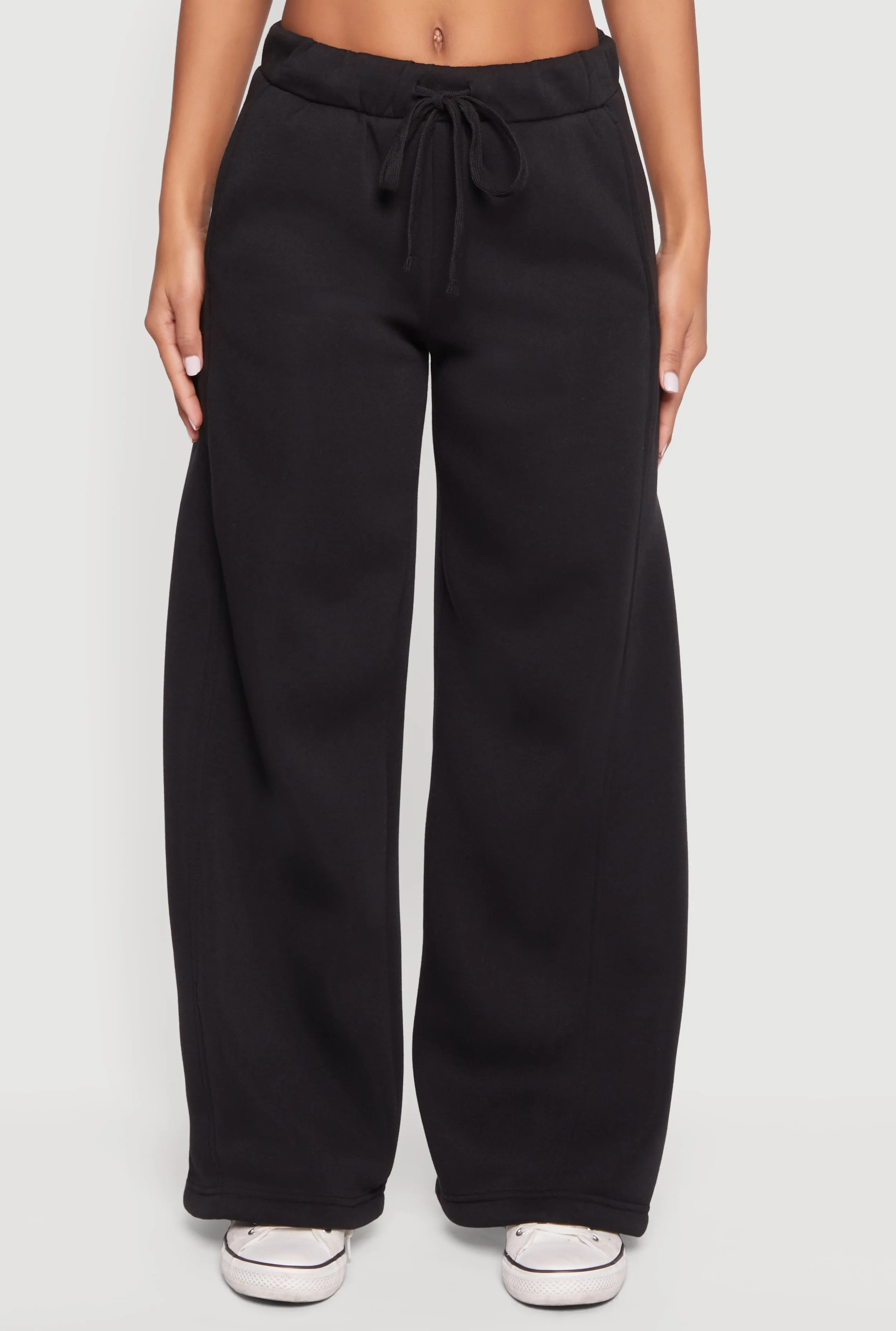 Almost Famous Drawstring Waist Wide Leg Sweatpants sold by Rainbow product image thumbnail 3