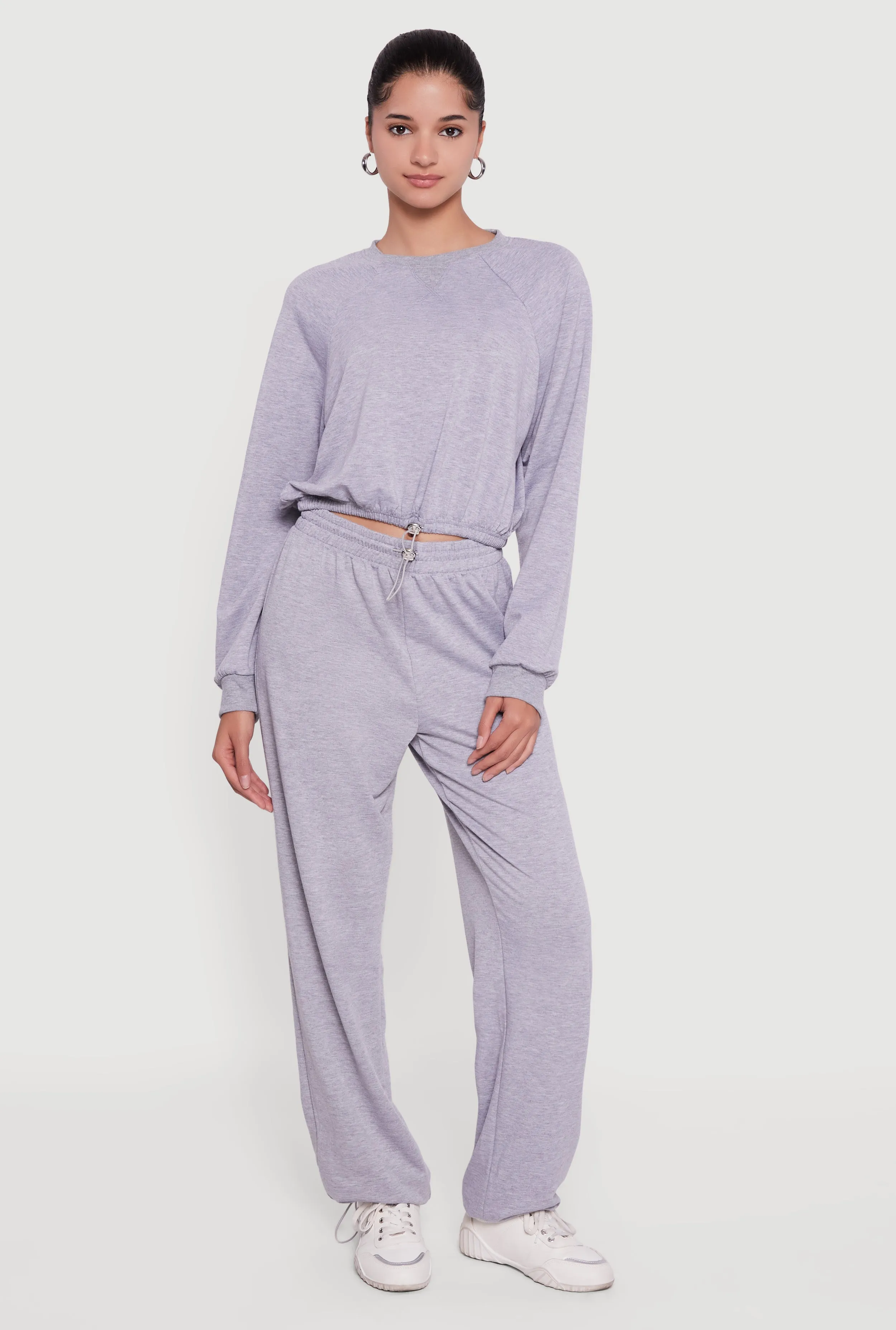 Almost Famous Toggle Drawstring Waist Sweatpants sold by Rainbow