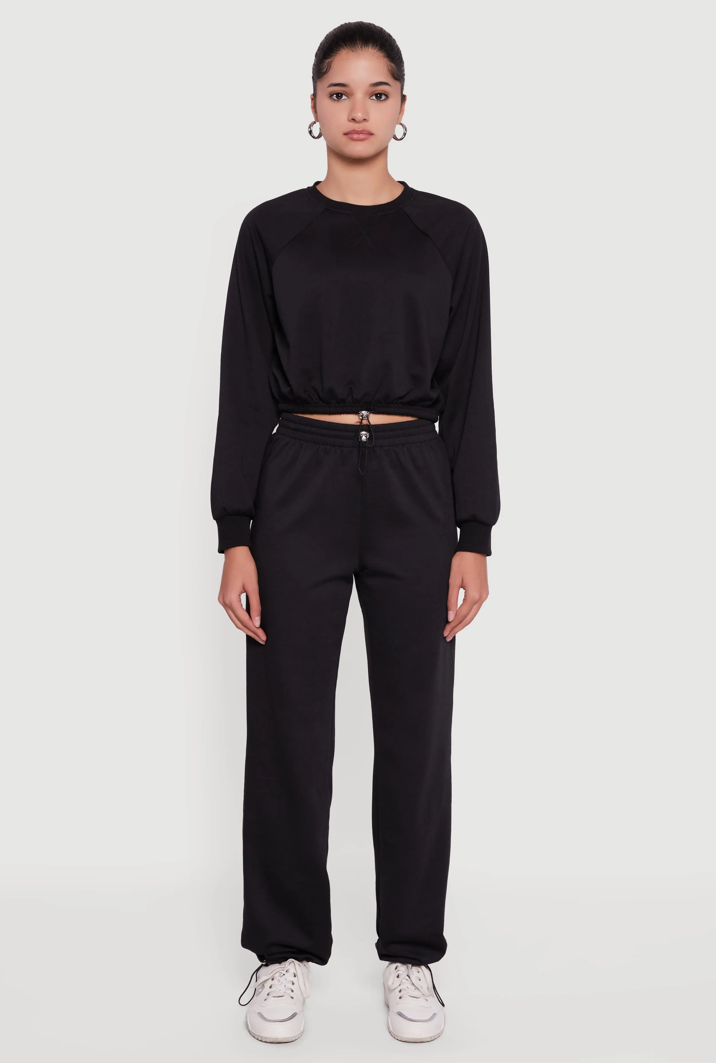 Almost Famous Toggle Drawstring Waist Sweatpants sold by Rainbow product image thumbnail 2