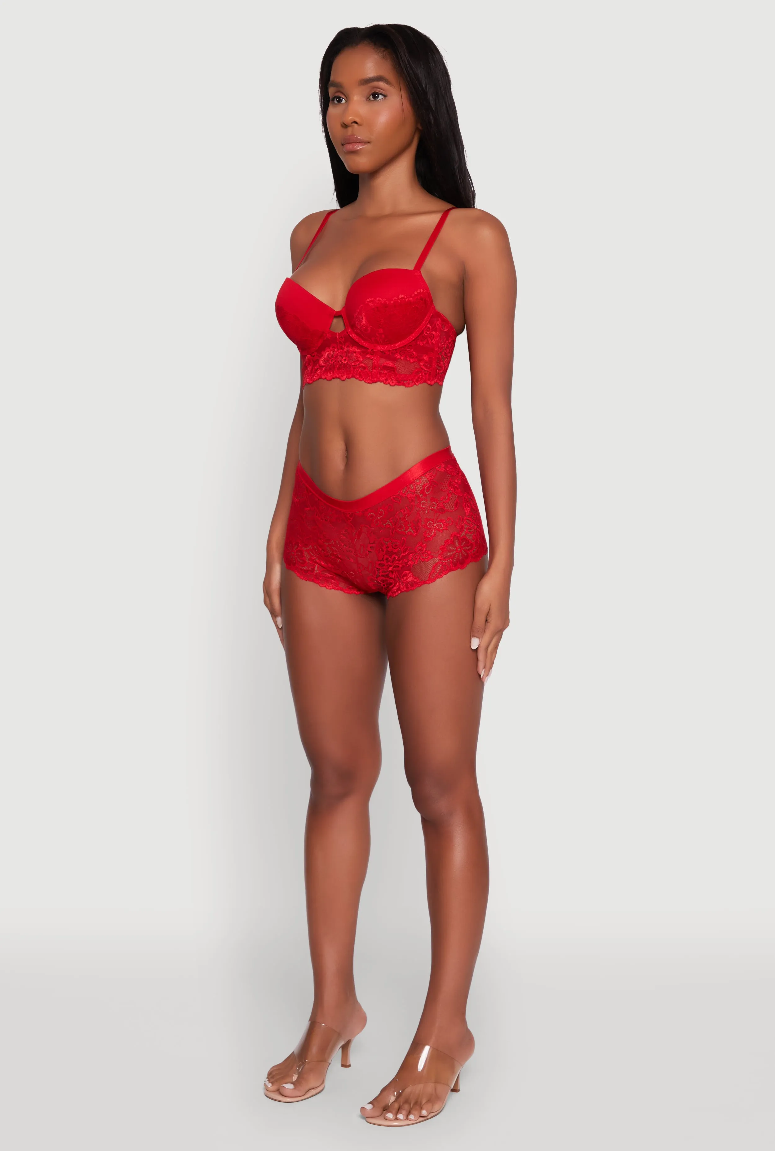 Floral Lace Boyshort Underwear sold by Rainbow product image thumbnail 5