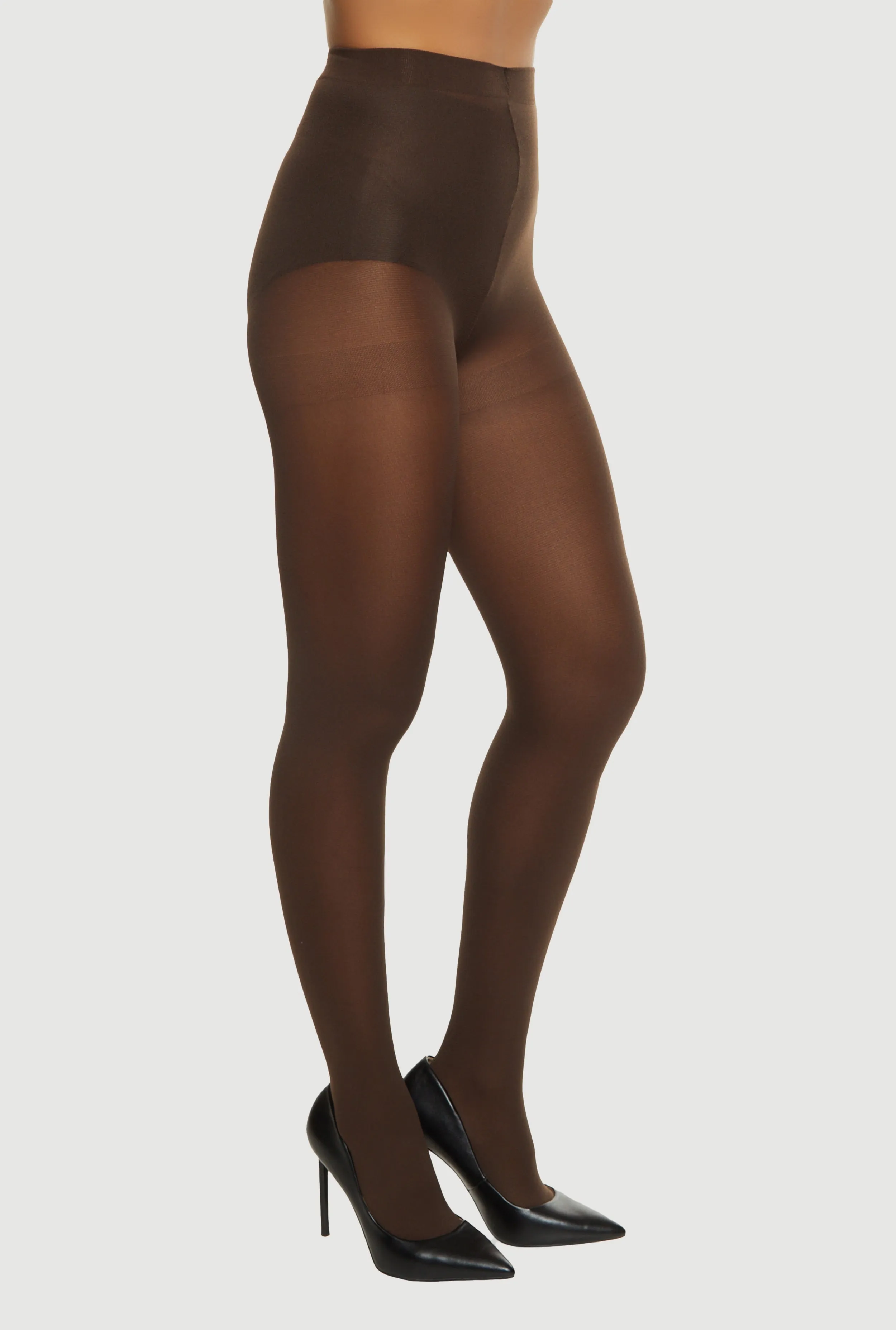 Solid Opaque Footed Tights sold by Rainbow