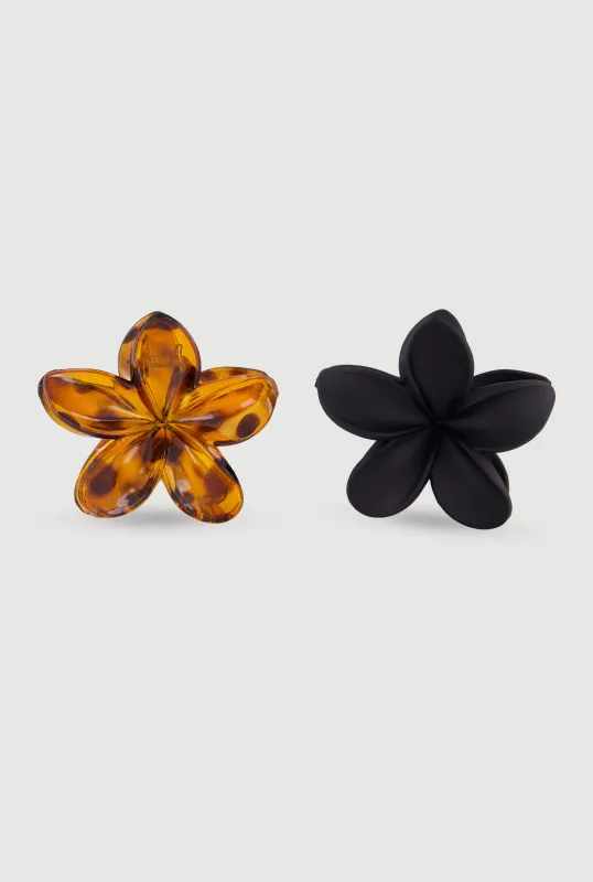 Flower Hair Clip 2 Pack sold by Rainbow