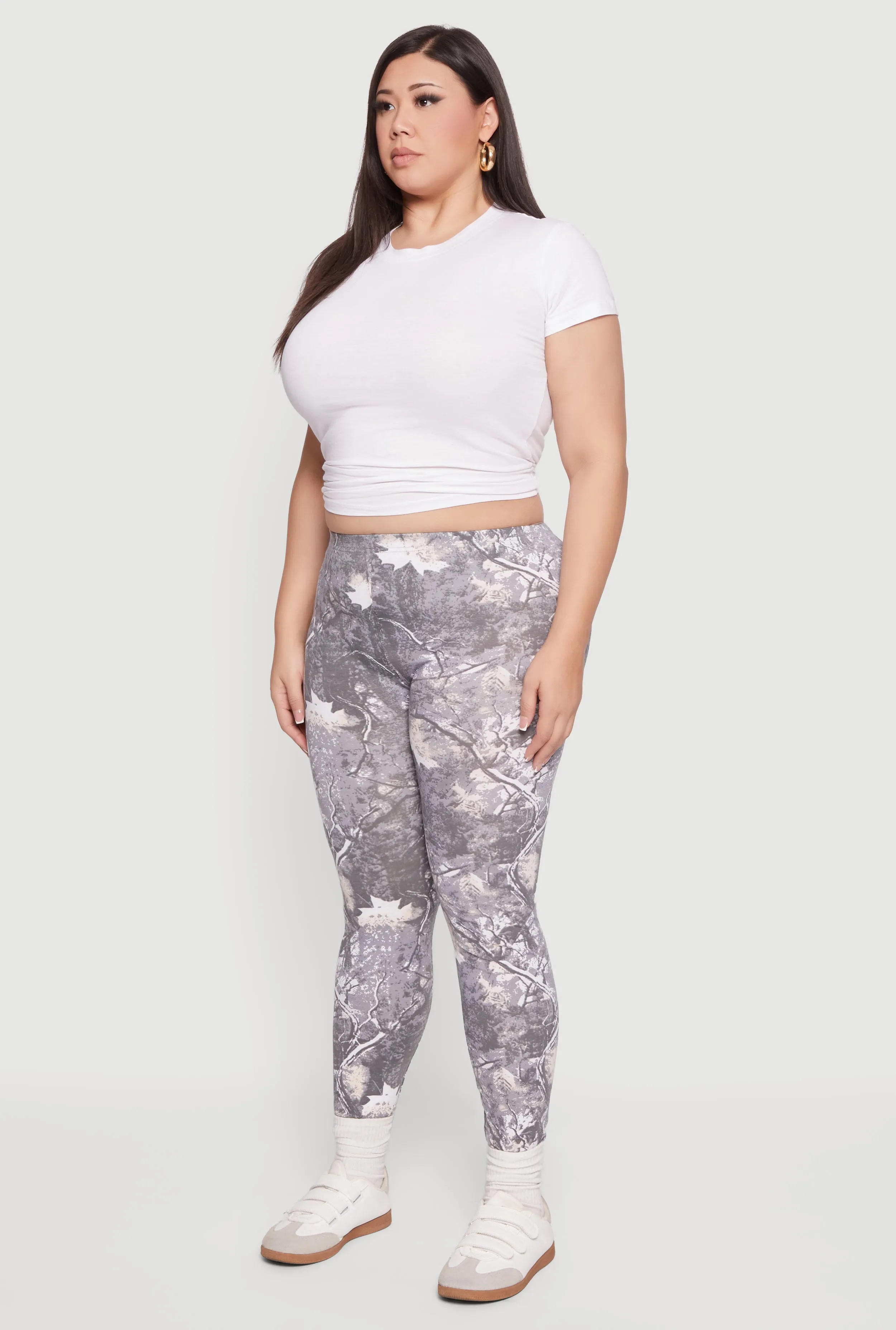 Plus Size Hunter Camo High Waisted Leggings sold by Rainbow product image thumbnail 3