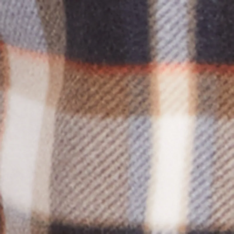 Plus Size Plaid Sherpa Lined Hooded Fleece Shacket sold by Rainbow product image thumbnail 4