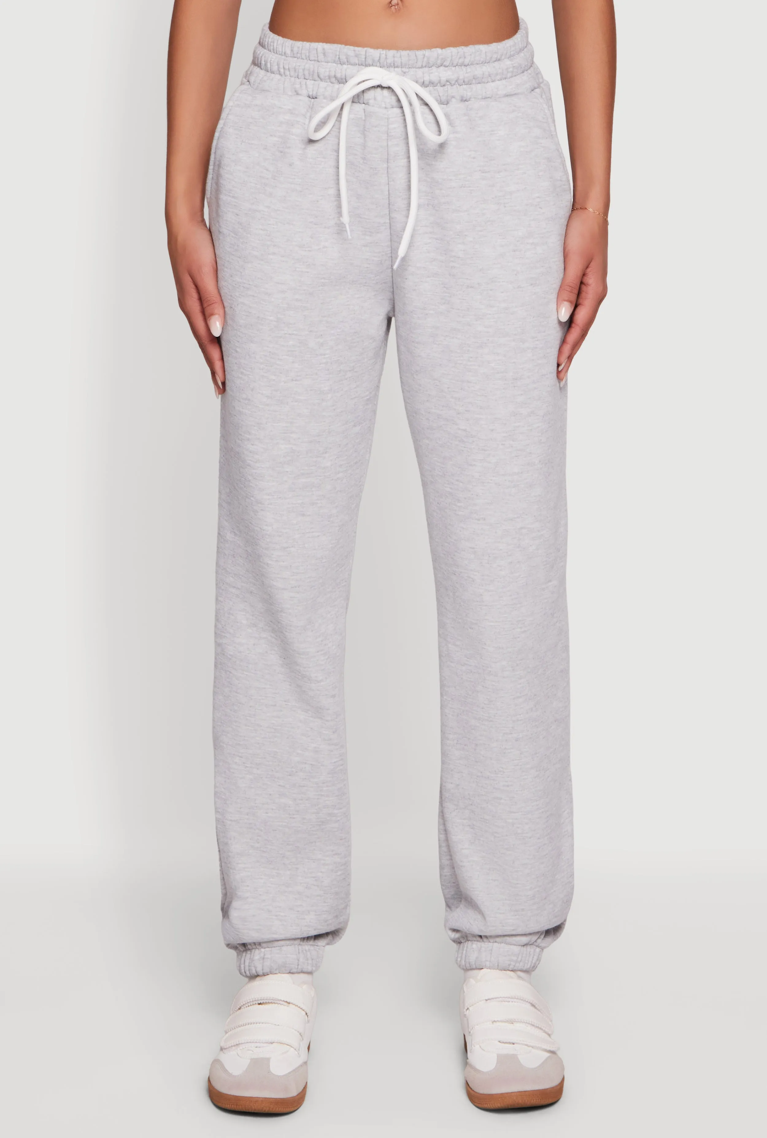 Mid Rise Drawstring Fleece Sweatpants sold by Rainbow product image thumbnail 3