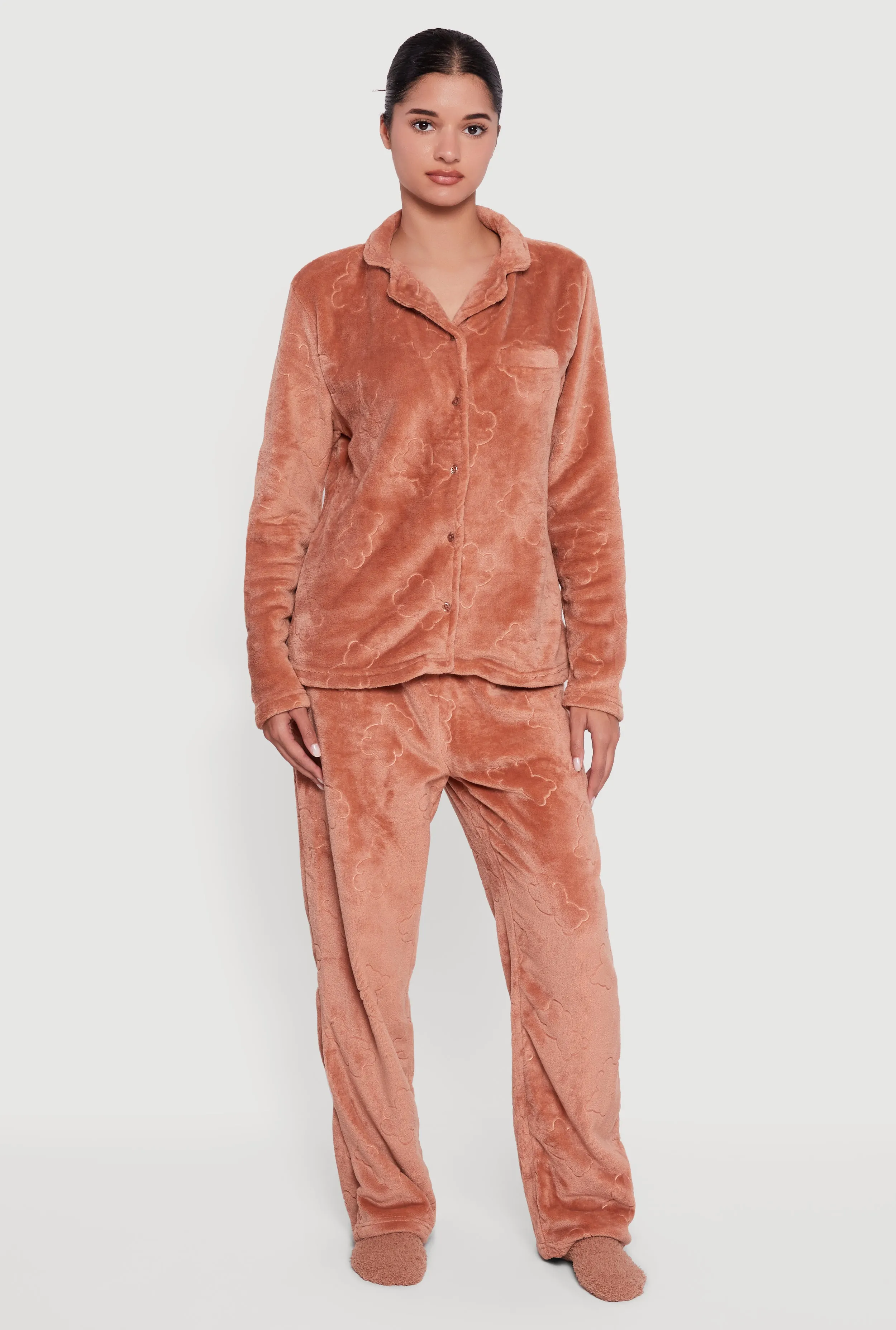 Plush Teddy Bear Patterned Pajama Gift Set with Socks sold by Rainbow product image thumbnail 2