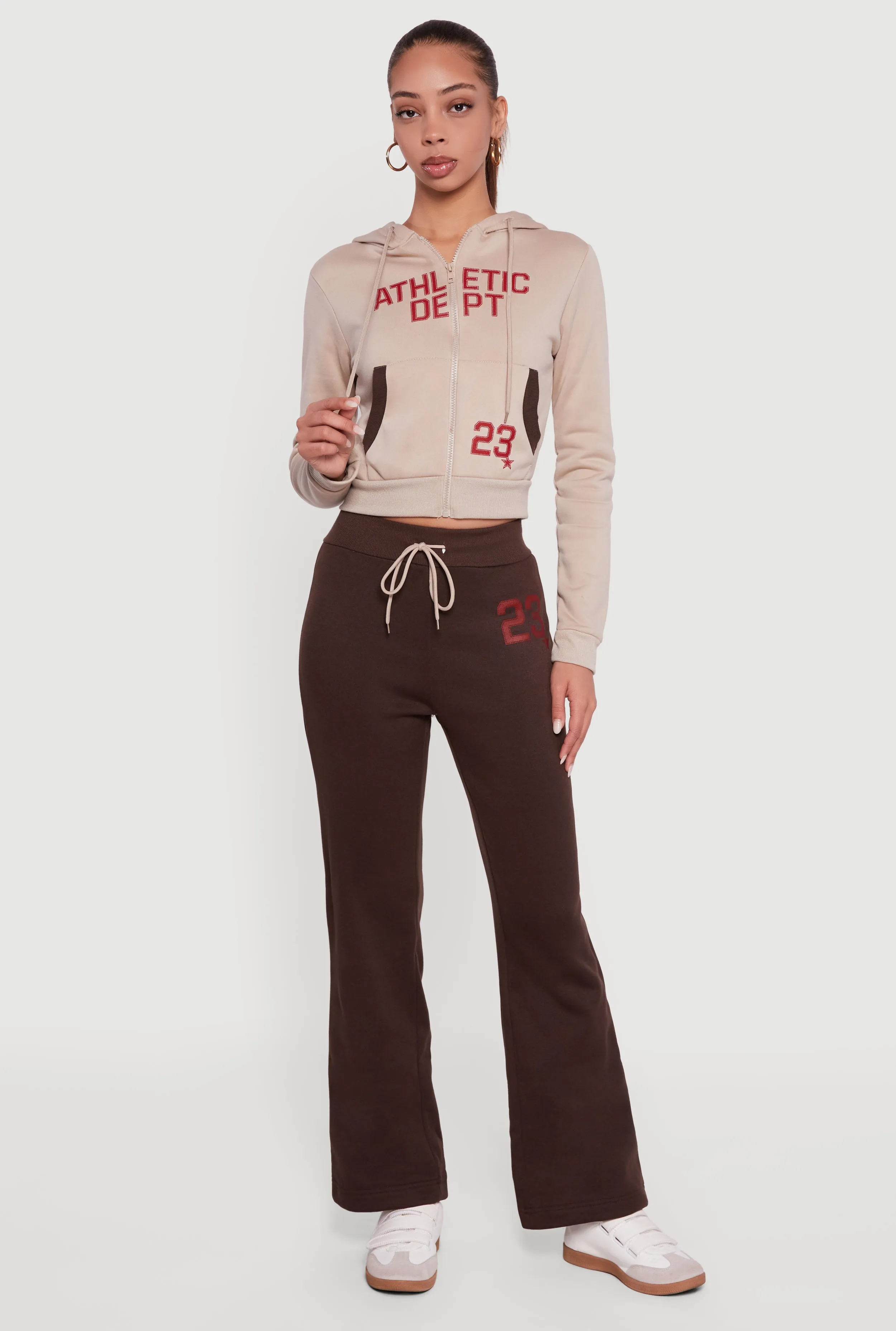23 Graphic Drawstring Waist Flare Leg Sweatpants sold by Rainbow product image thumbnail 2