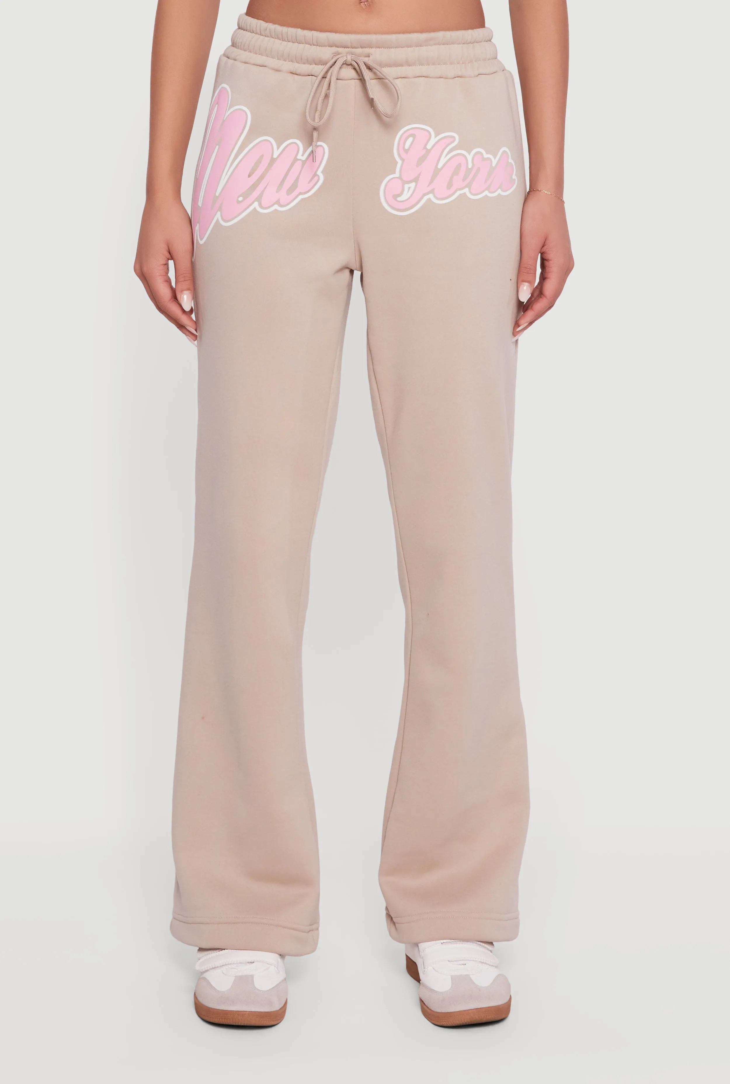 New York Graphic Flare Leg Sweatpants sold by Rainbow product image thumbnail 3