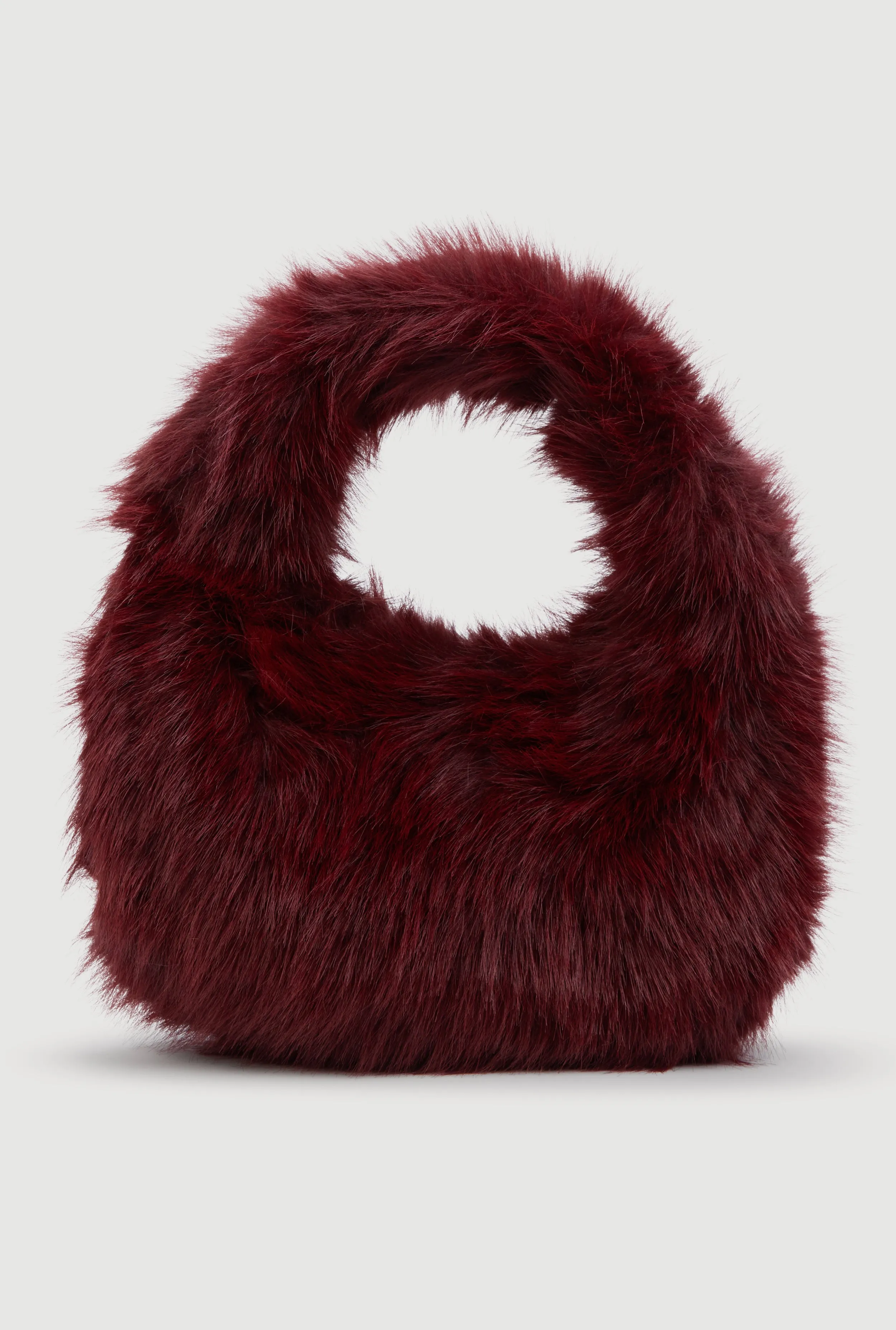 Faux Fur Hobo Handbag sold by Rainbow