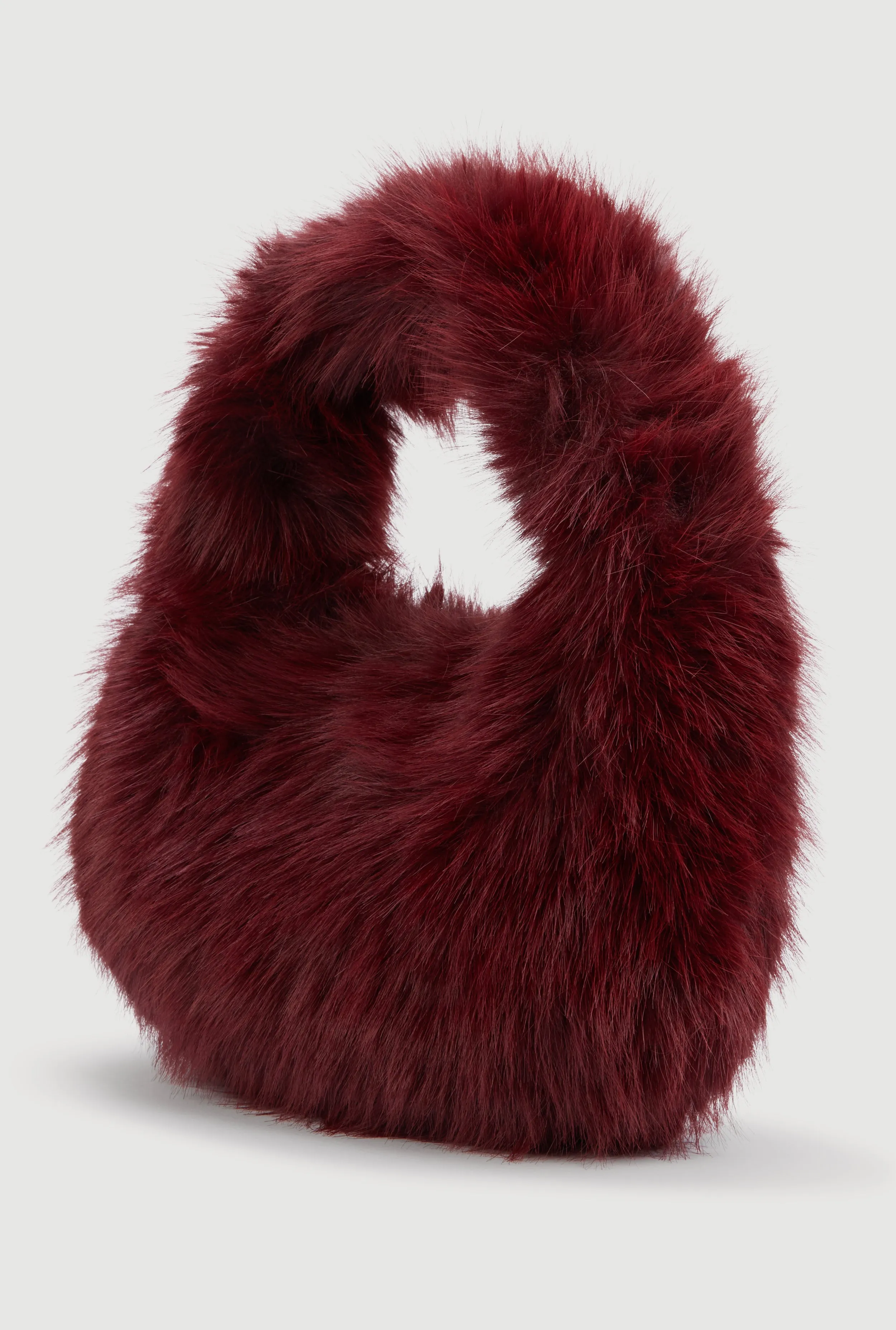 Faux Fur Hobo Handbag sold by Rainbow product image thumbnail 3