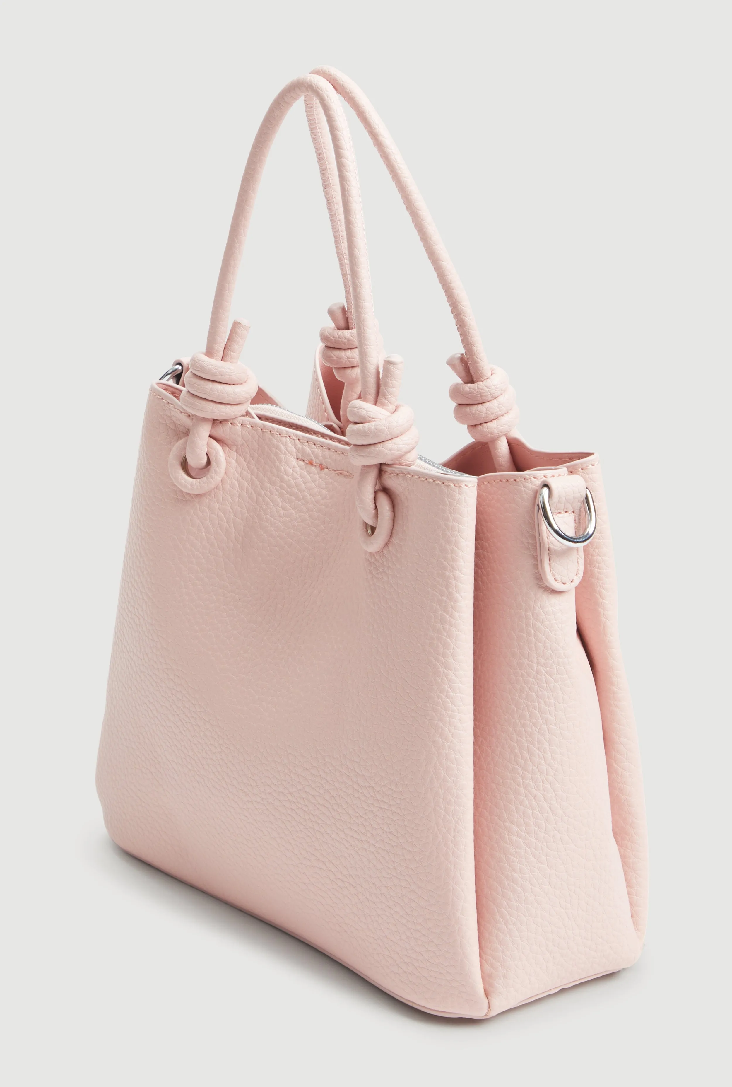 Faux Leather Satchel Crossbody Bag sold by Rainbow product image thumbnail 5