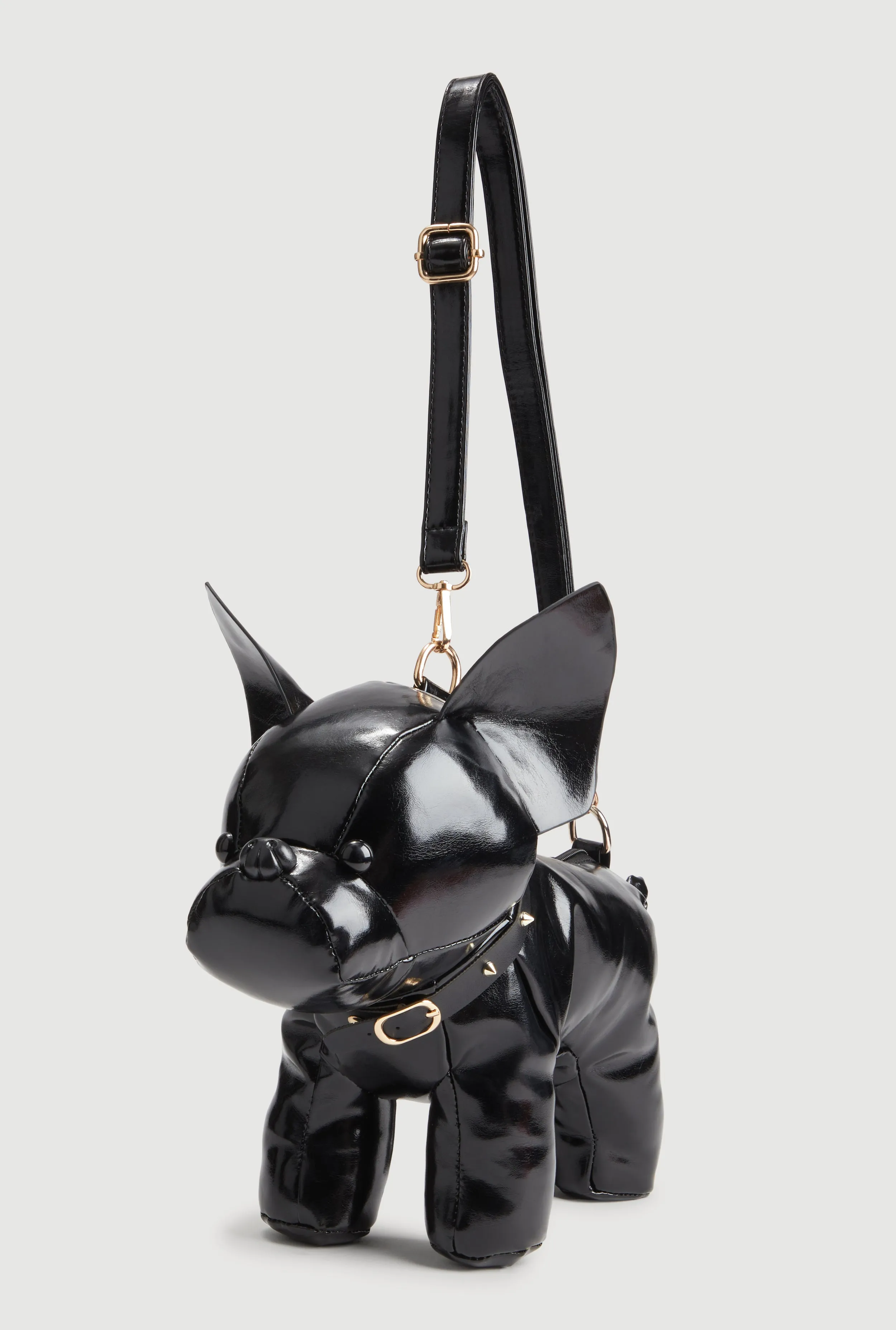 French Bulldog Faux leather Crossbody Bag sold by Rainbow