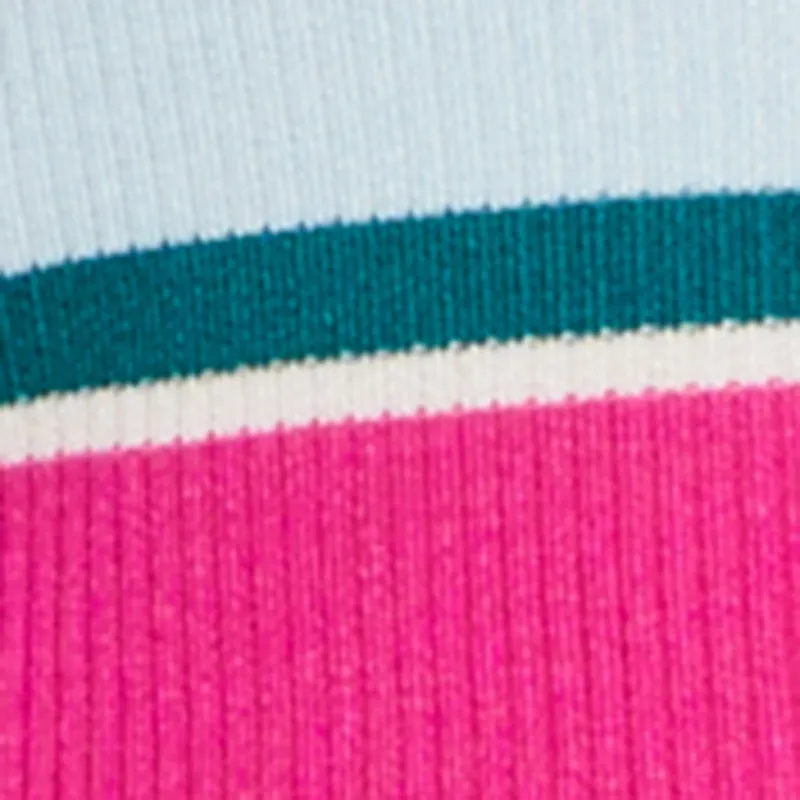 Plus Size Collared Front Slit Striped Sweater Dress sold by Rainbow product image thumbnail 4