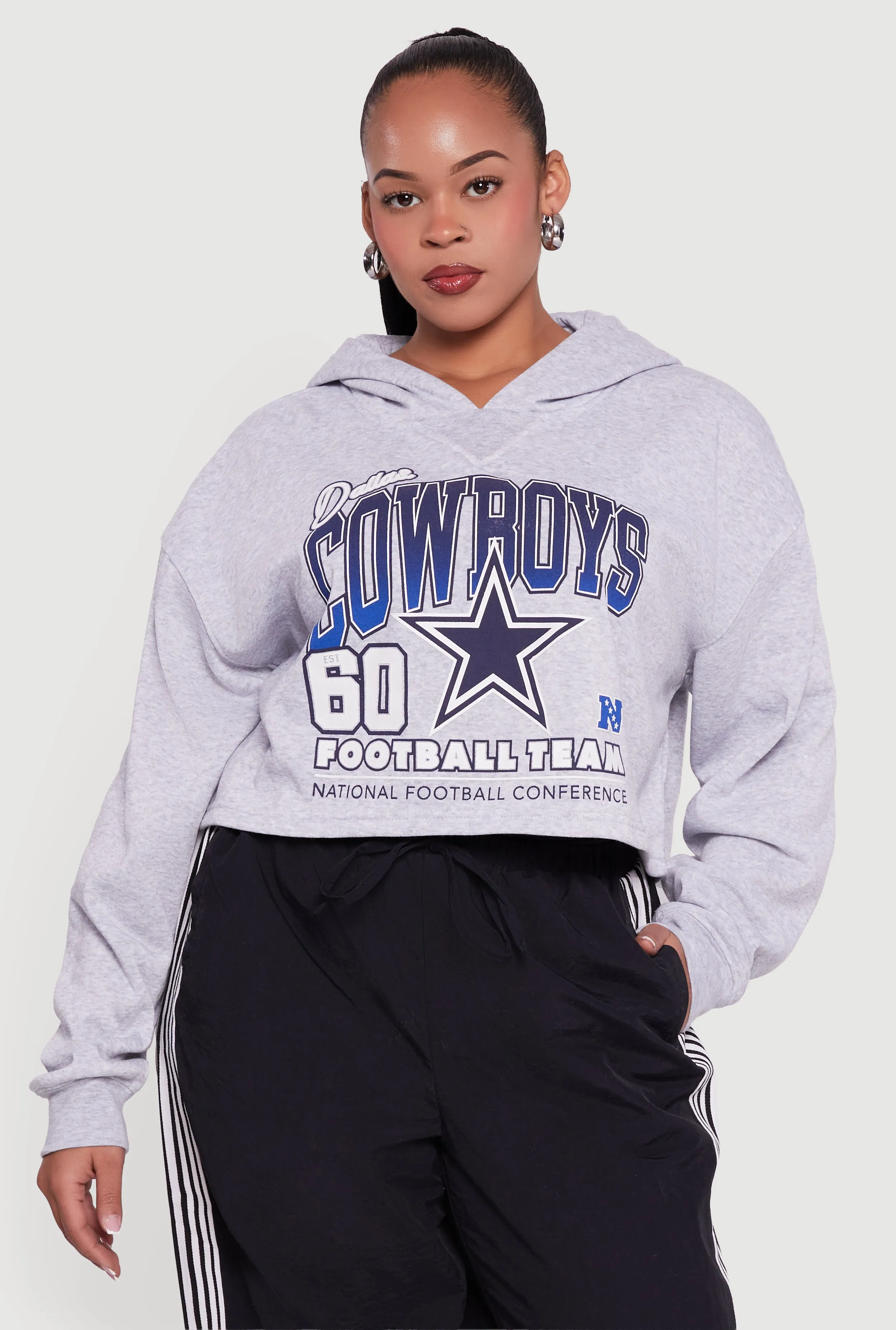 Plus Size NFL Dallas Cowboys Graphic Hooded Sweatshirt sold by Rainbow product image thumbnail 2