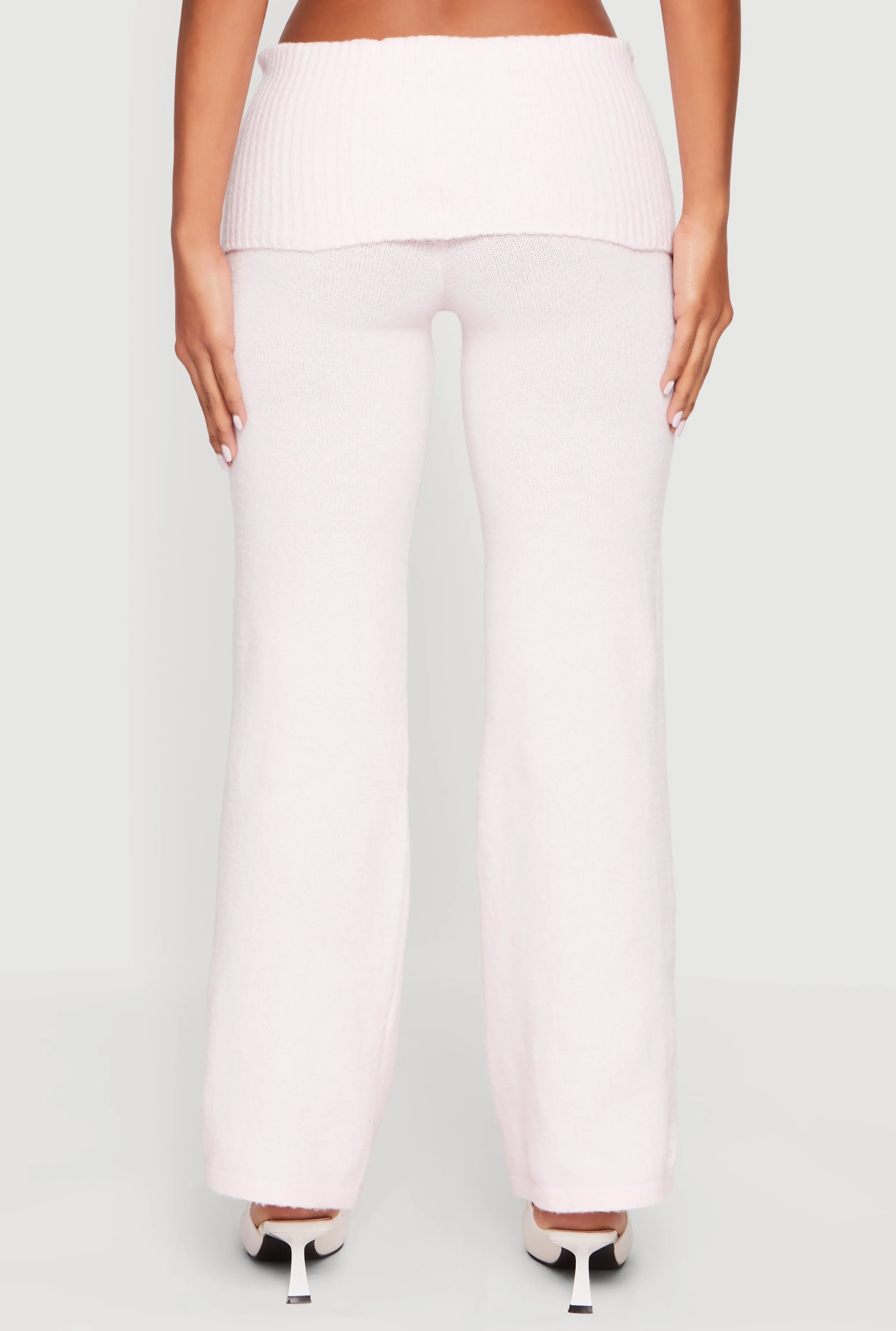 Almost Famous Knitted Straight Leg Fold Over Pants sold by Rainbow product image thumbnail 5