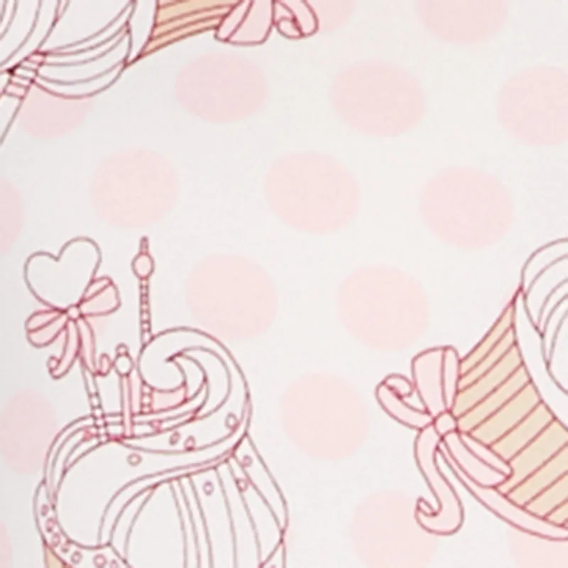 Polka Dot Cupcake Print Pajama Onesie sold by Rainbow product image thumbnail 4