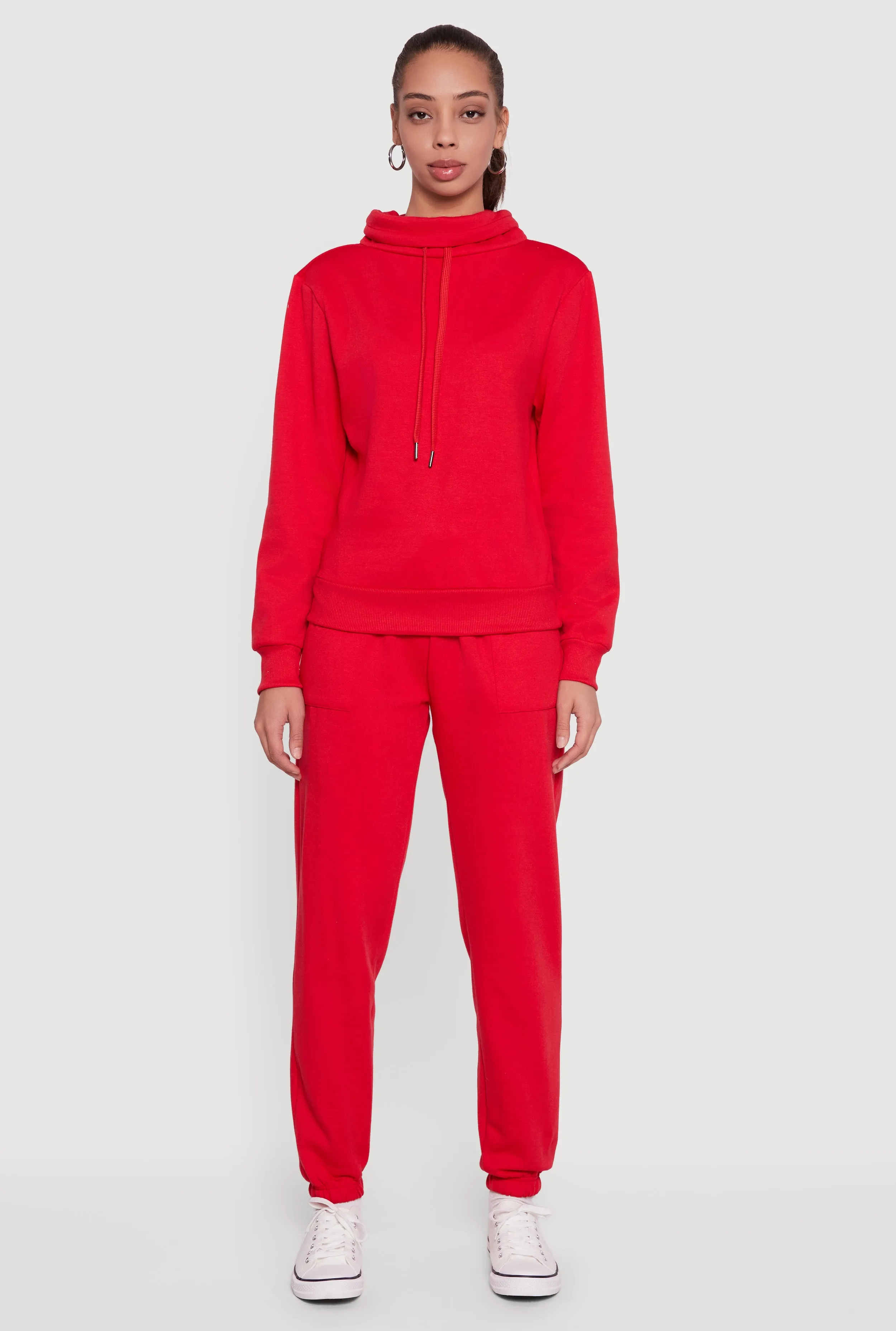 Drawstring Waist Slim Leg Sweatpants sold by Rainbow product image thumbnail 2