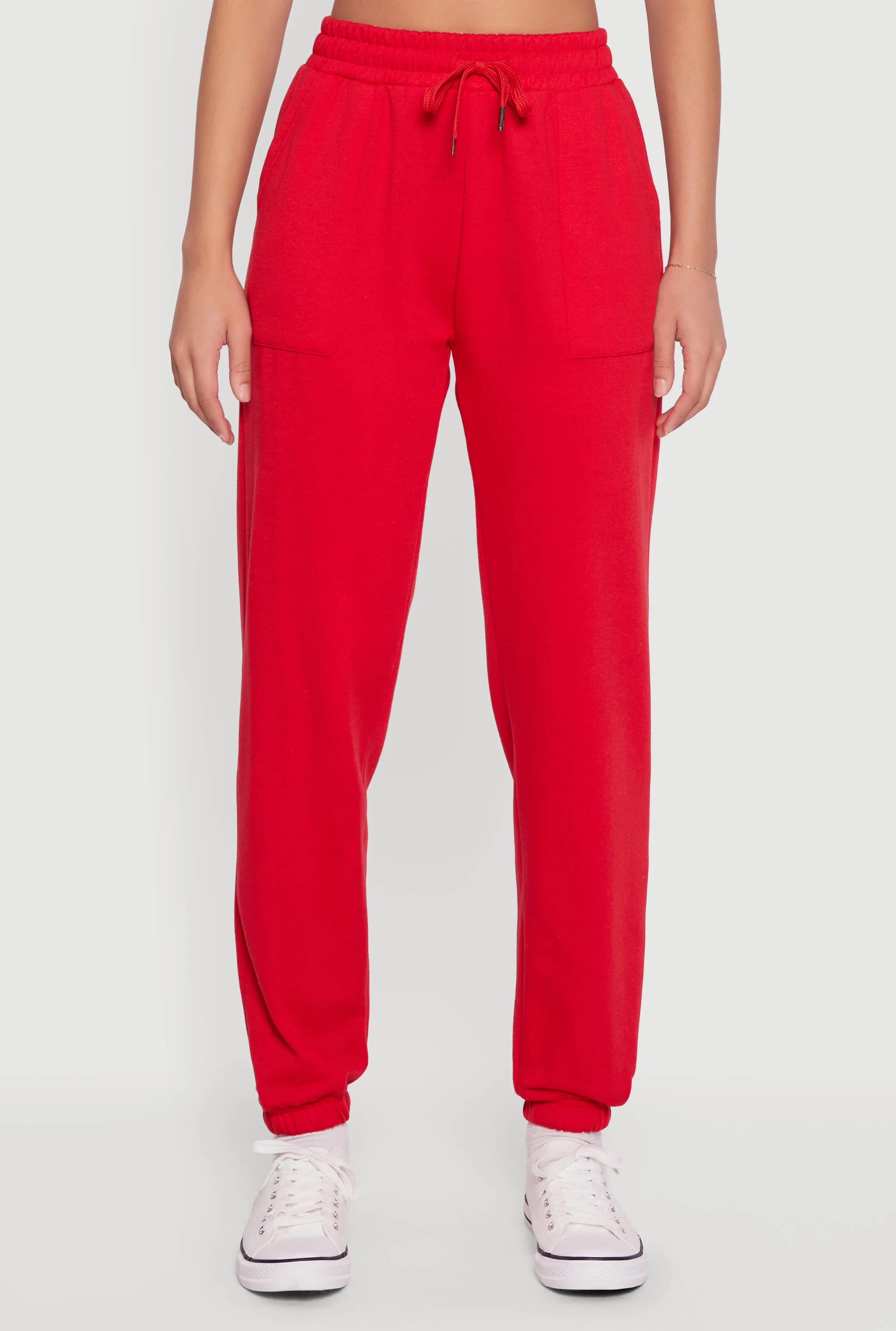 Drawstring Waist Slim Leg Sweatpants sold by Rainbow product image thumbnail 3