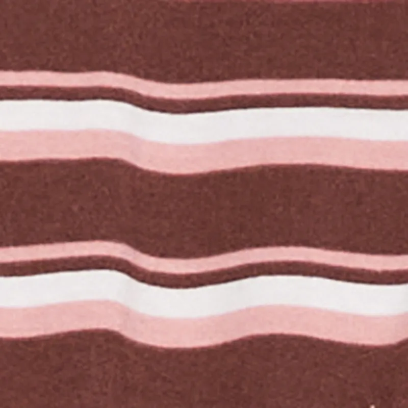 Almost Famous Striped Fleece Pullover Crop Top sold by Rainbow product image thumbnail 4