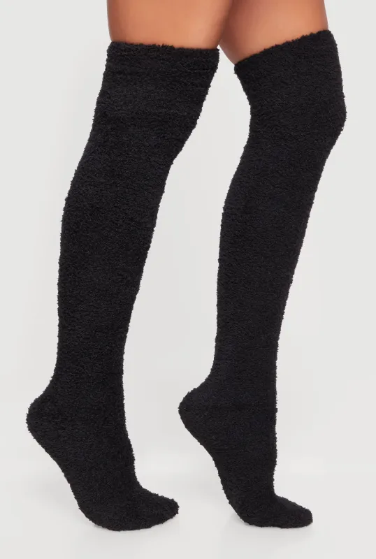Plush Over the Knee Socks Size 9-11 sold by Rainbow