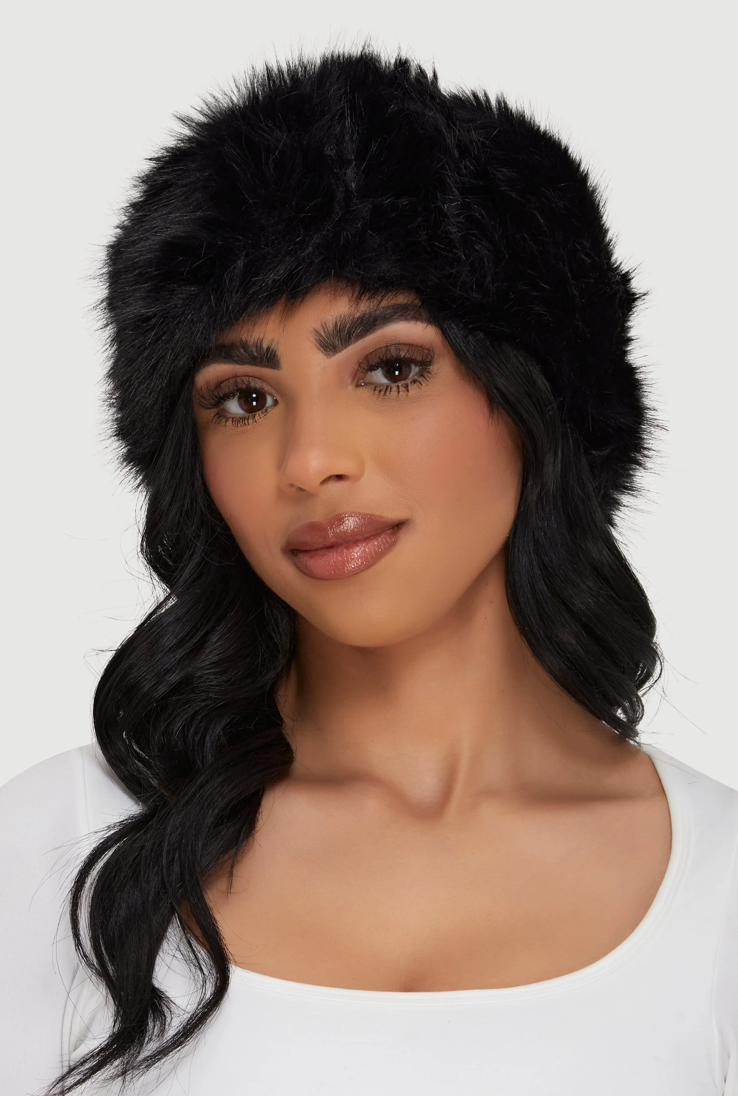 Faux Fur Head Wrap sold by Rainbow product image thumbnail 2
