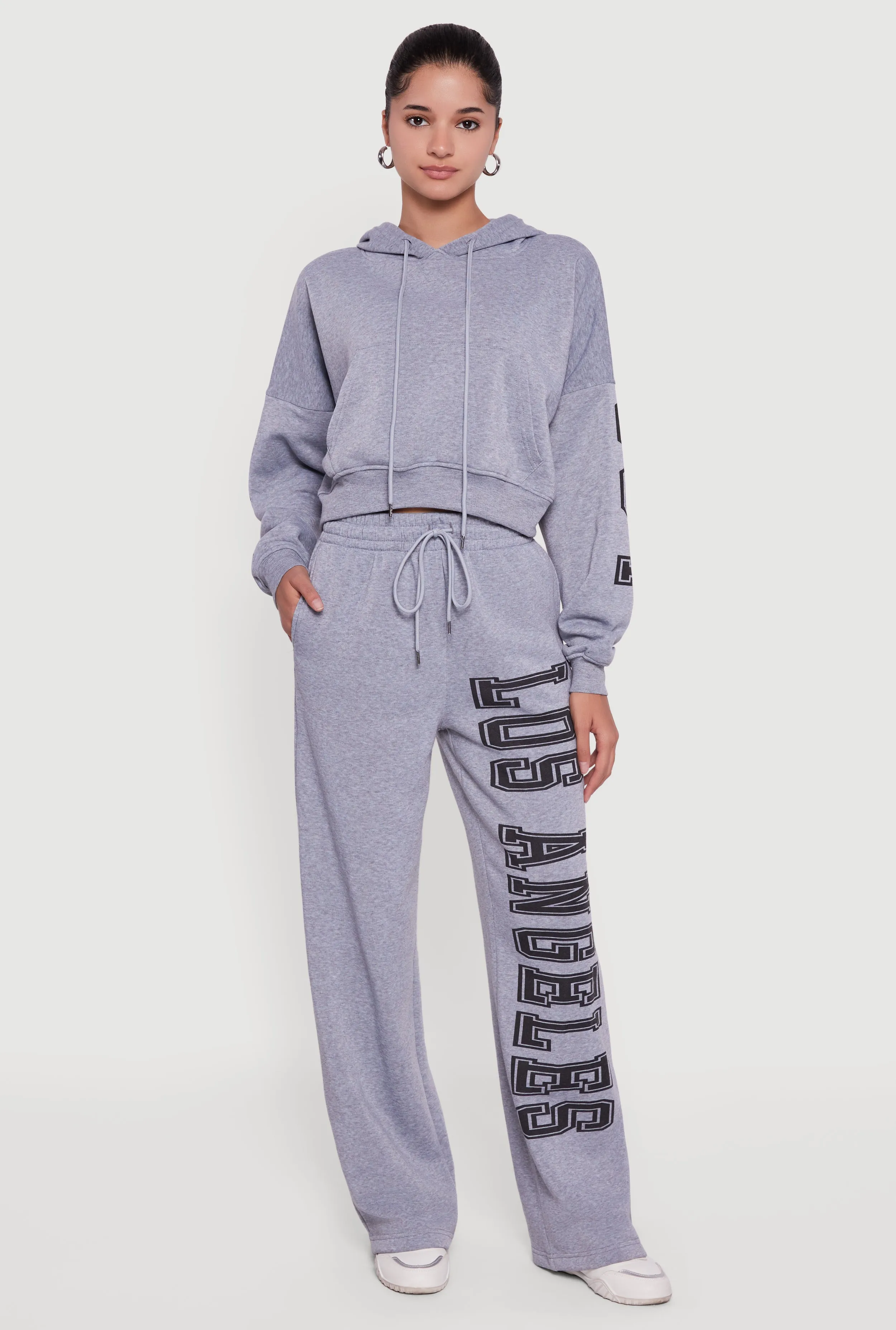 Los Angeles Graphic Wide Leg Sweatpants sold by Rainbow product image thumbnail 2