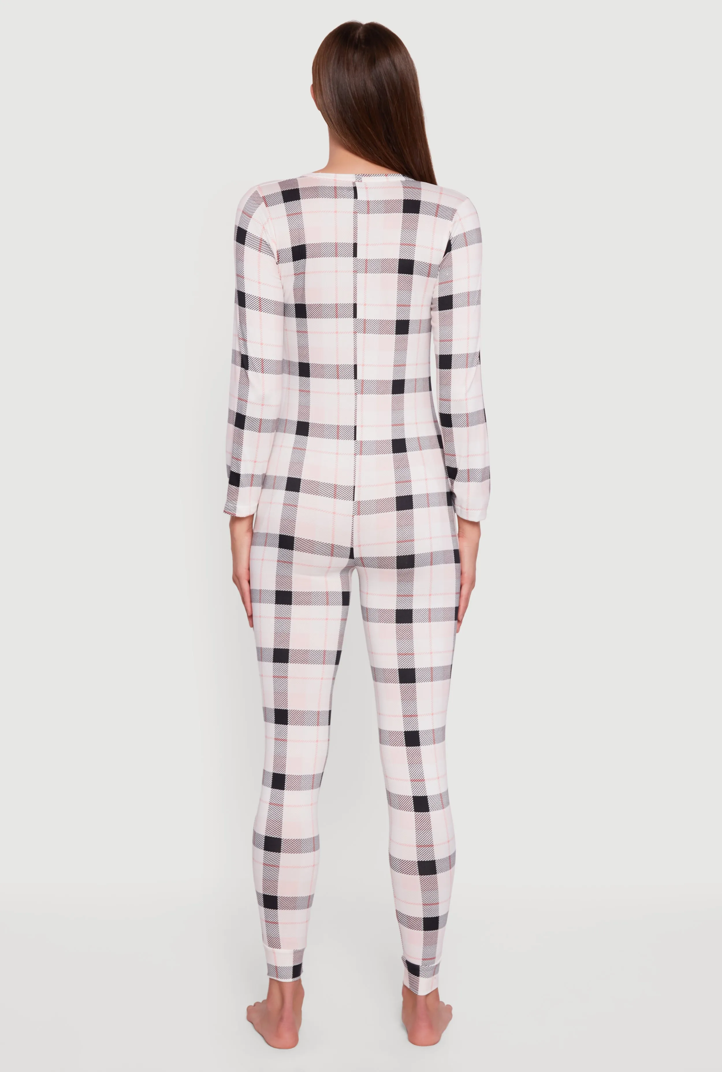 Plaid Print Pajamas Onesie sold by Rainbow product image thumbnail 3