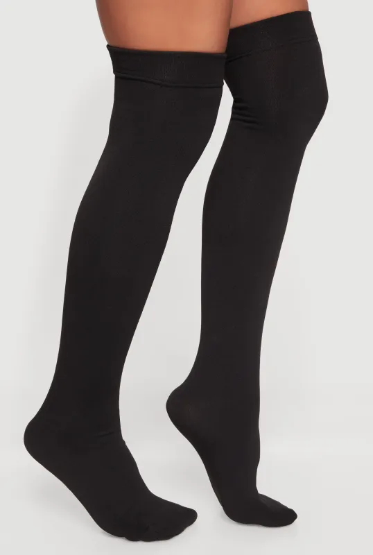 Fleece Over the Knee Socks Size 9-11 sold by Rainbow