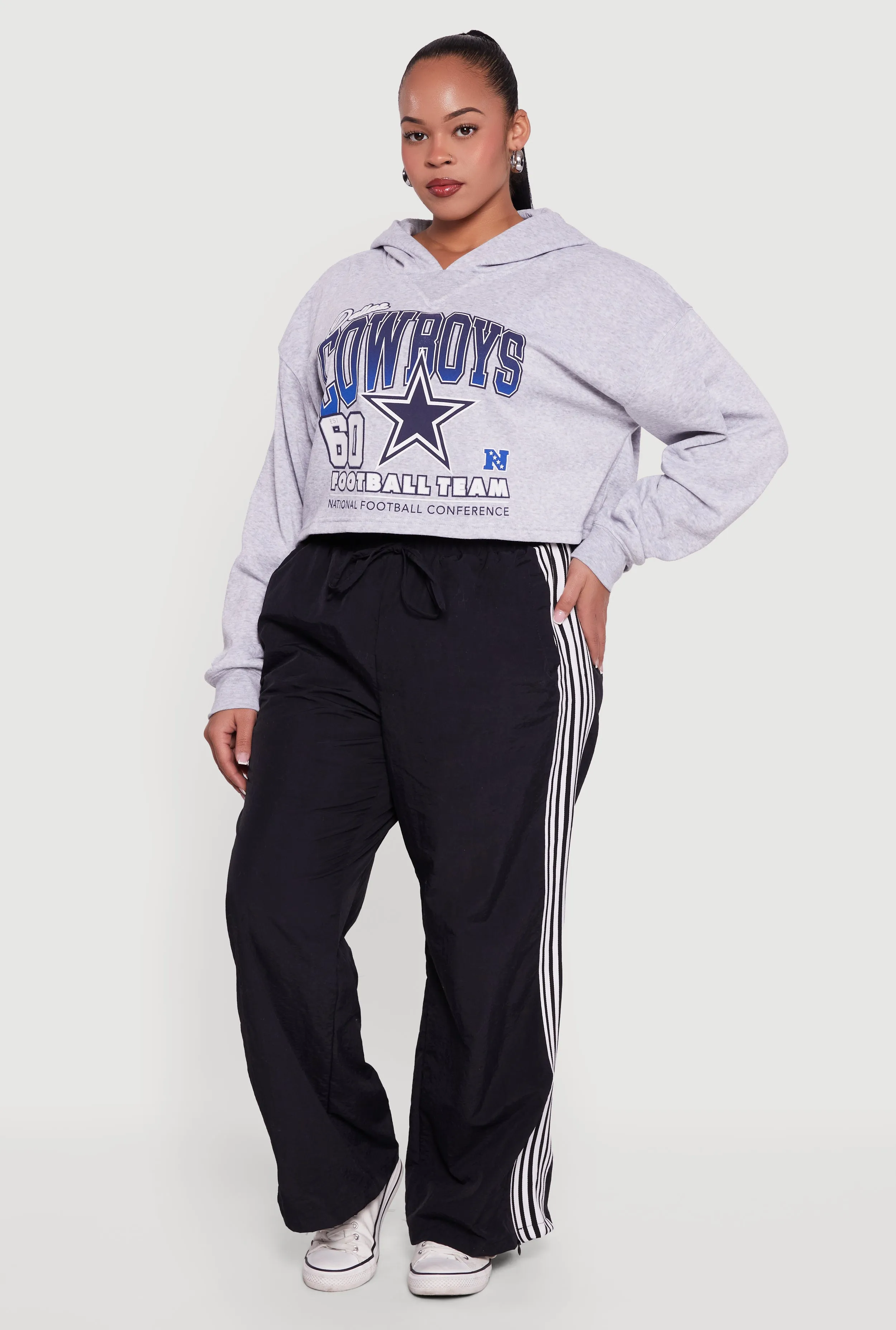 Plus Size NFL Dallas Cowboys Graphic Hooded Sweatshirt sold by Rainbow