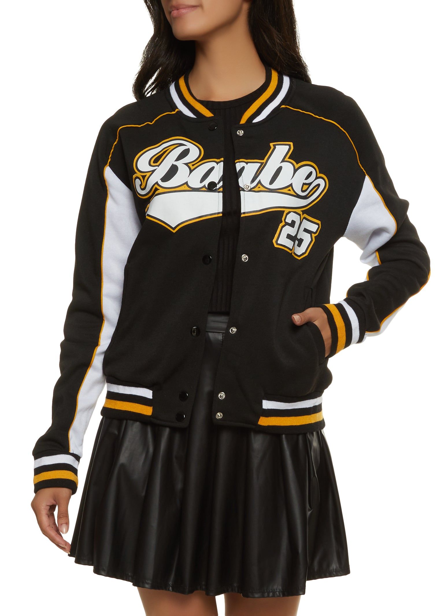 Babe 25 Varsity Jacket sold by Rainbow