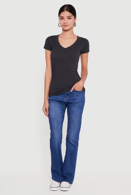 V-Neck Short Sleeve T-Shirt sold by Rainbow