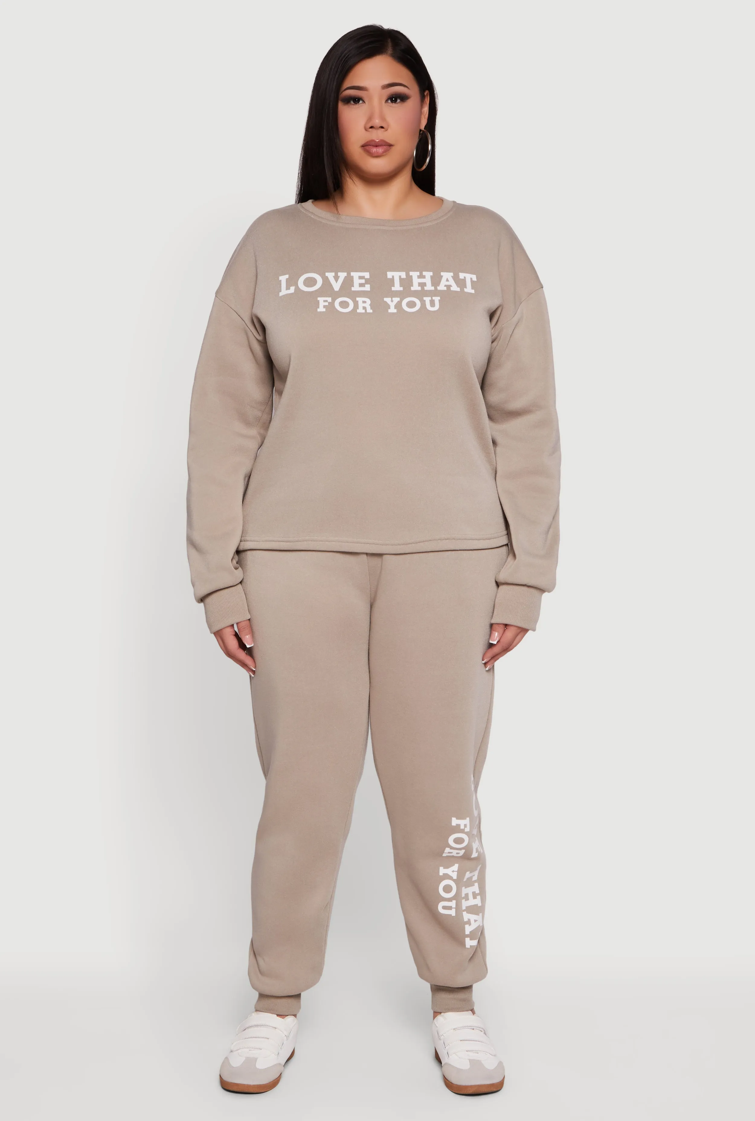 Plus Size Love That For You Graphic Sweatshirt sold by Rainbow product image thumbnail 2