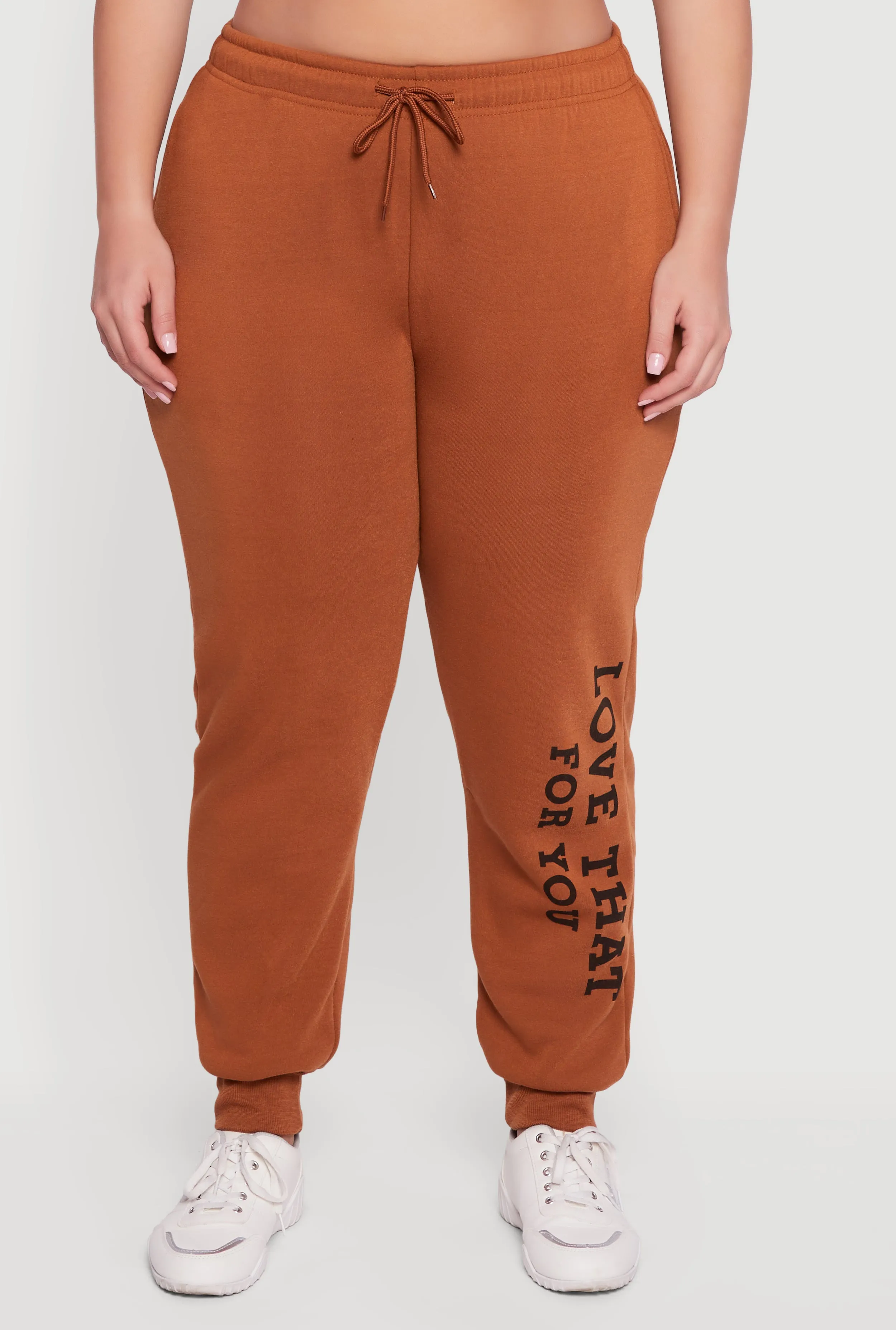 Plus Size Love That For You Fleece Joggers sold by Rainbow product image thumbnail 3