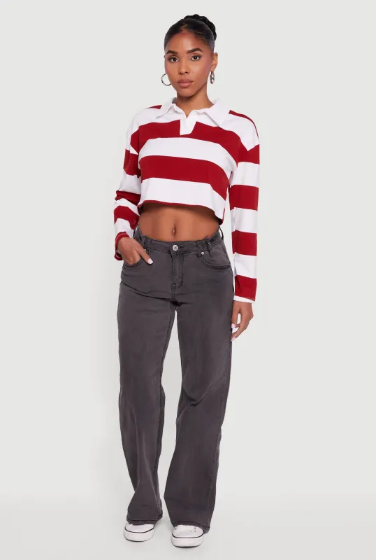 Adjustable Waist Detail Acid Wash Jeans sold by Rainbow