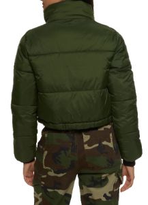Nylon Cropped Puffer Jacket sold by Rainbow